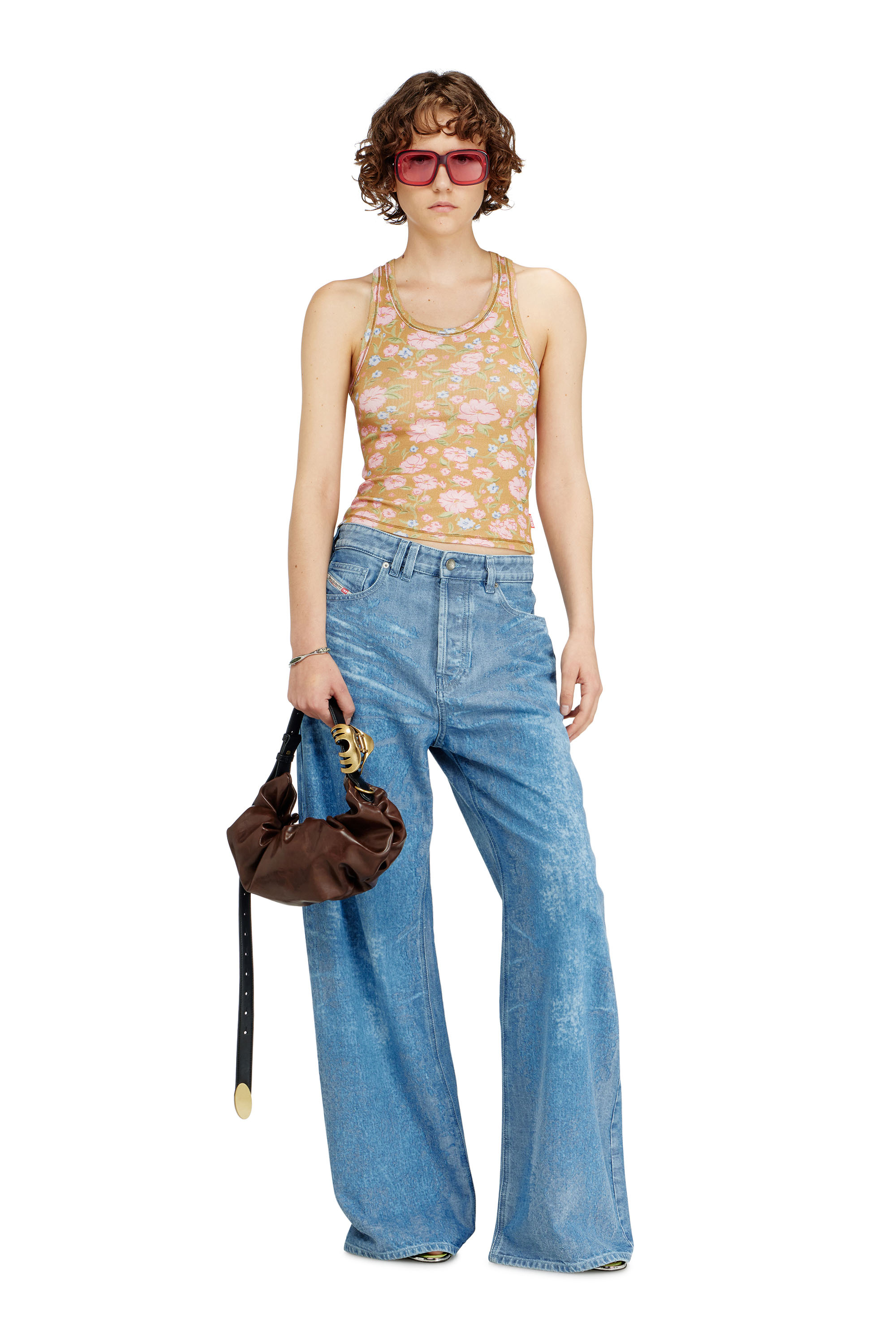 Diesel - GRAB-D HOBO S, Woman's Grab-D-Hobo bag in Dark Brown - 2