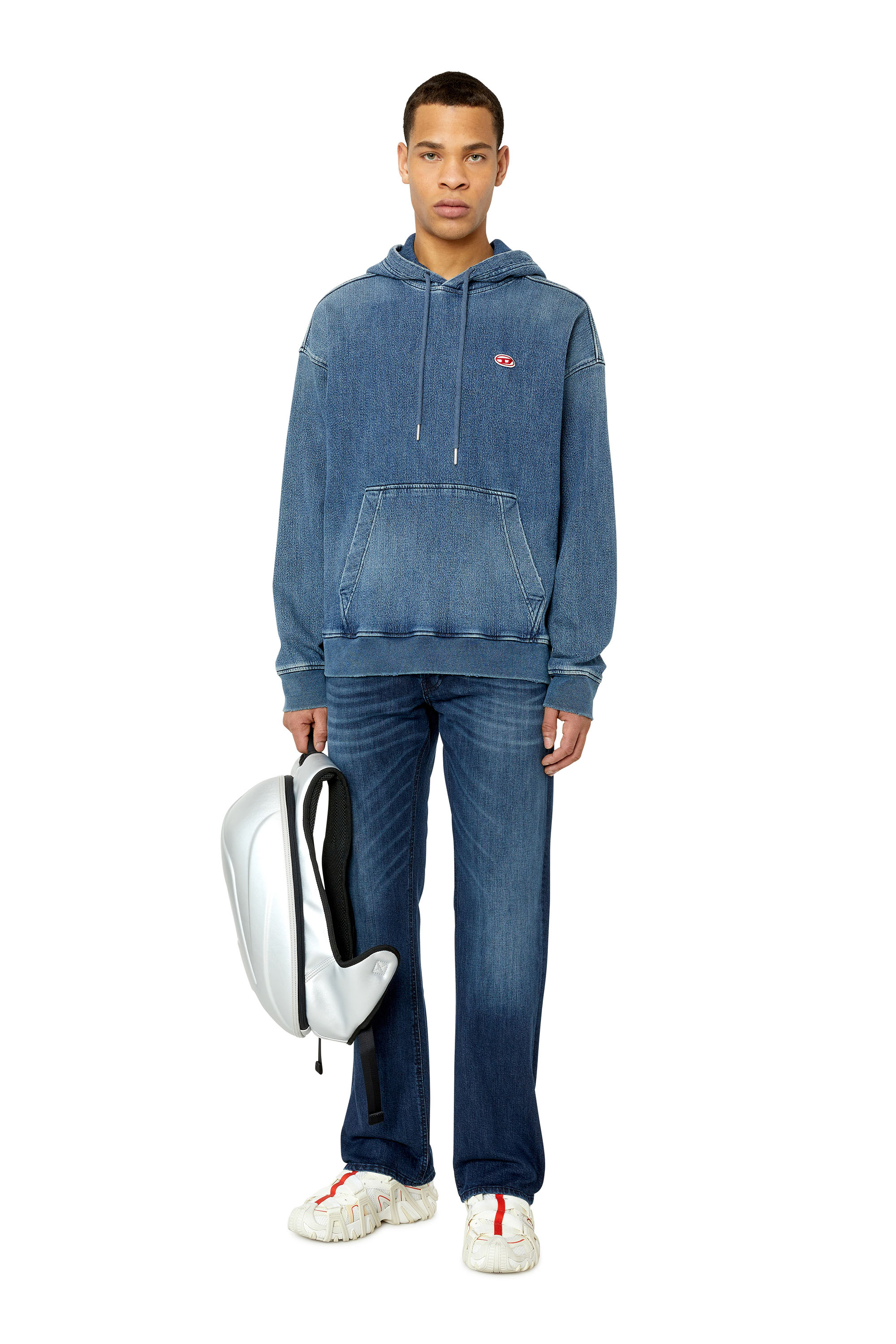 Diesel - Straight Jeans 1985 Larkee E195W, Dark Blue - Image 2