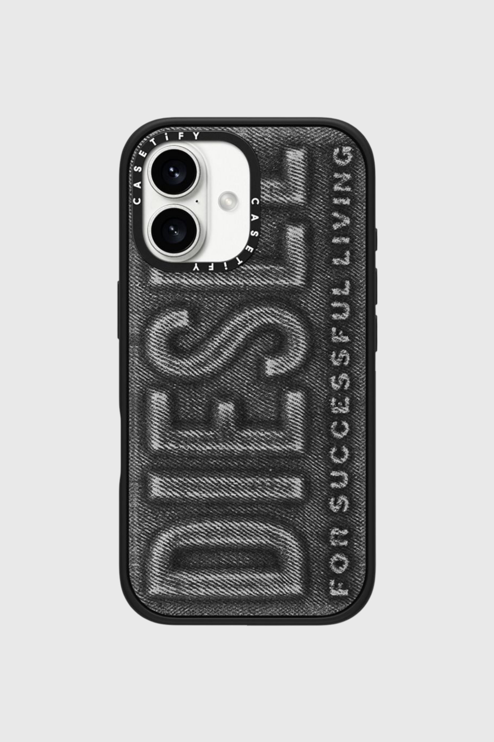 Diesel - 60562 MOULDED CASE, Unisex's Biscotto impact case for iPhone 16 in Black - 1