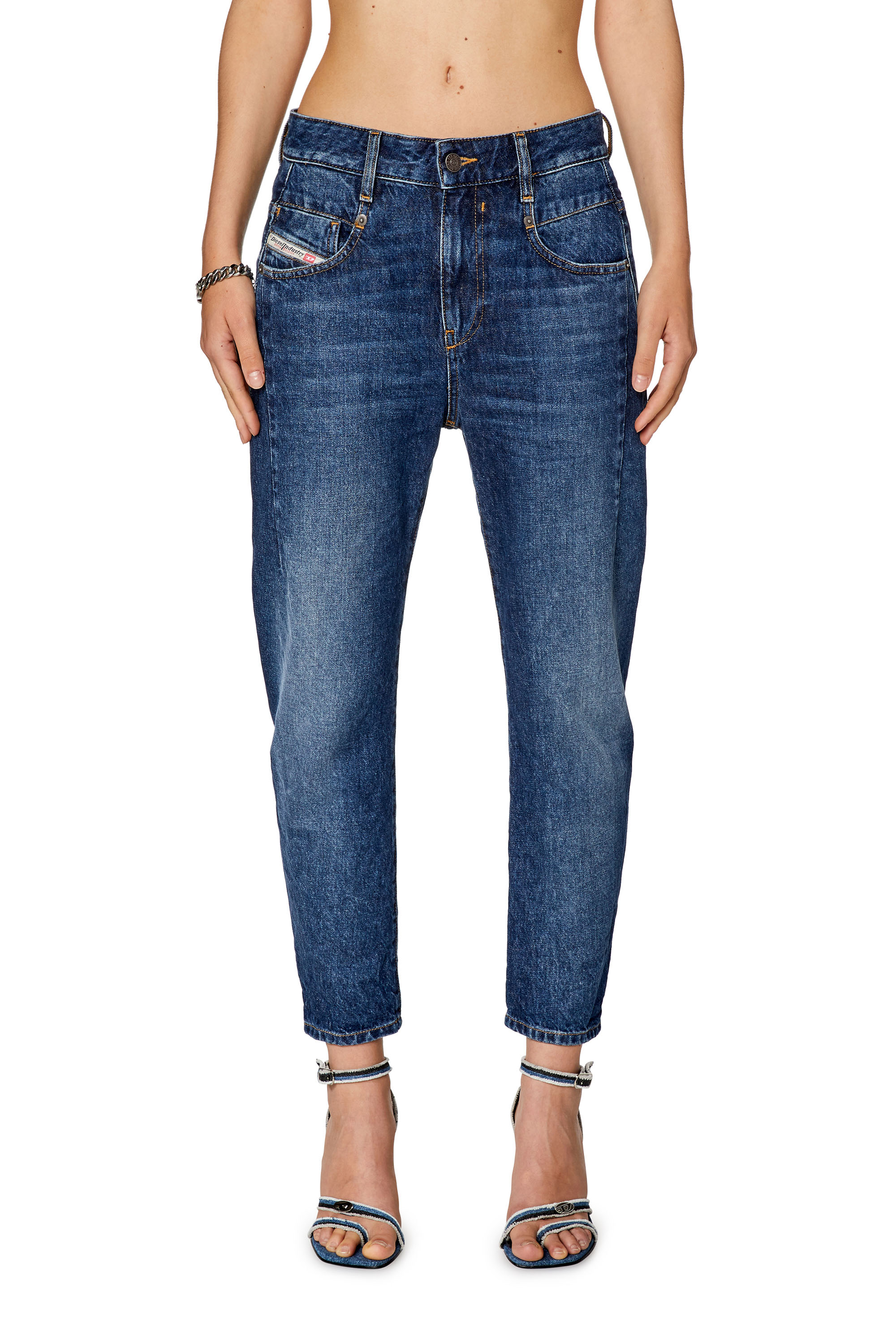 Diesel - Boyfriend Jeans Fayza 09F35, Medium blue - Image 1