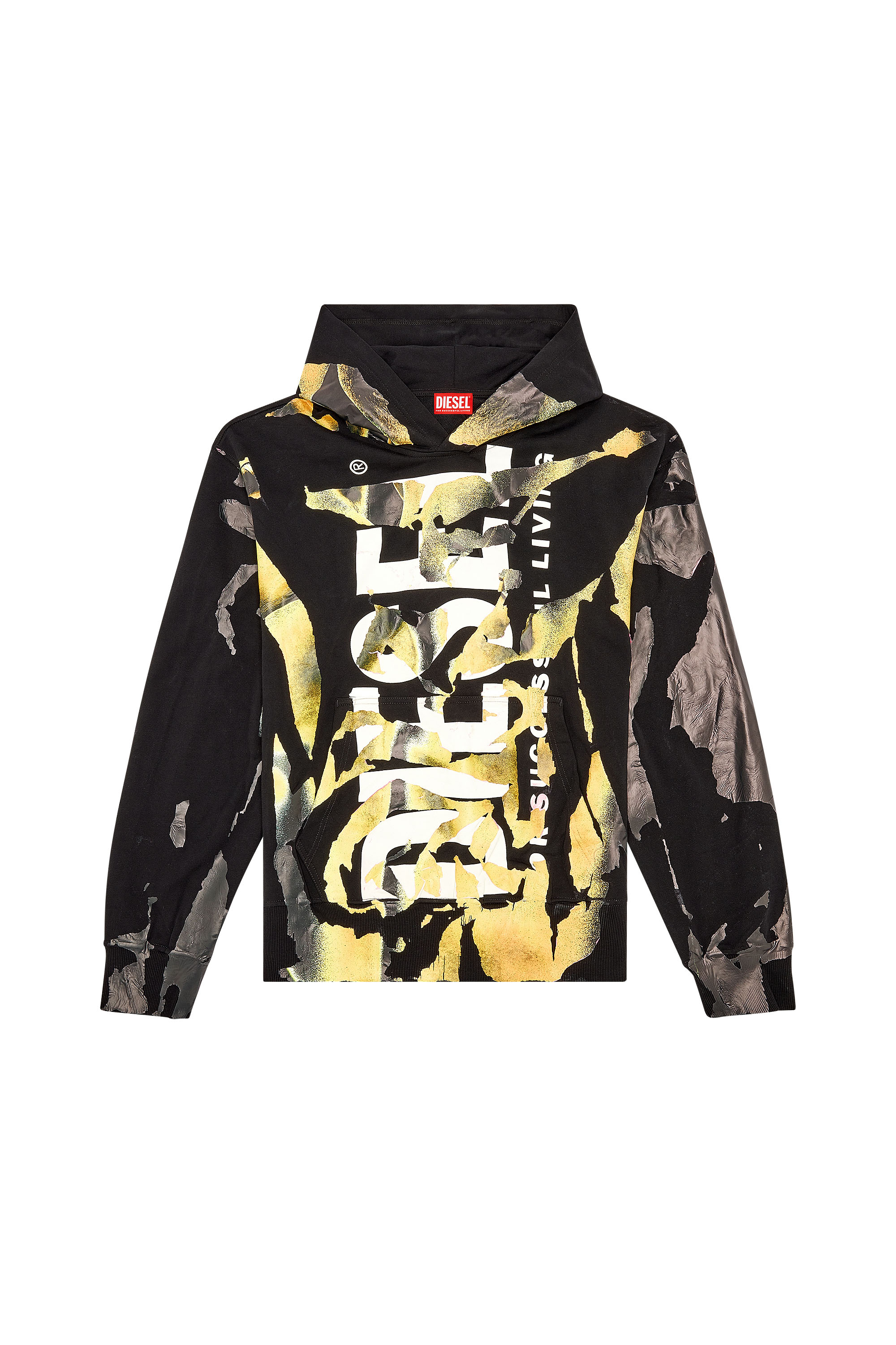 Diesel - S-MAC-HOOD-M1, Black/Orange - Image 3