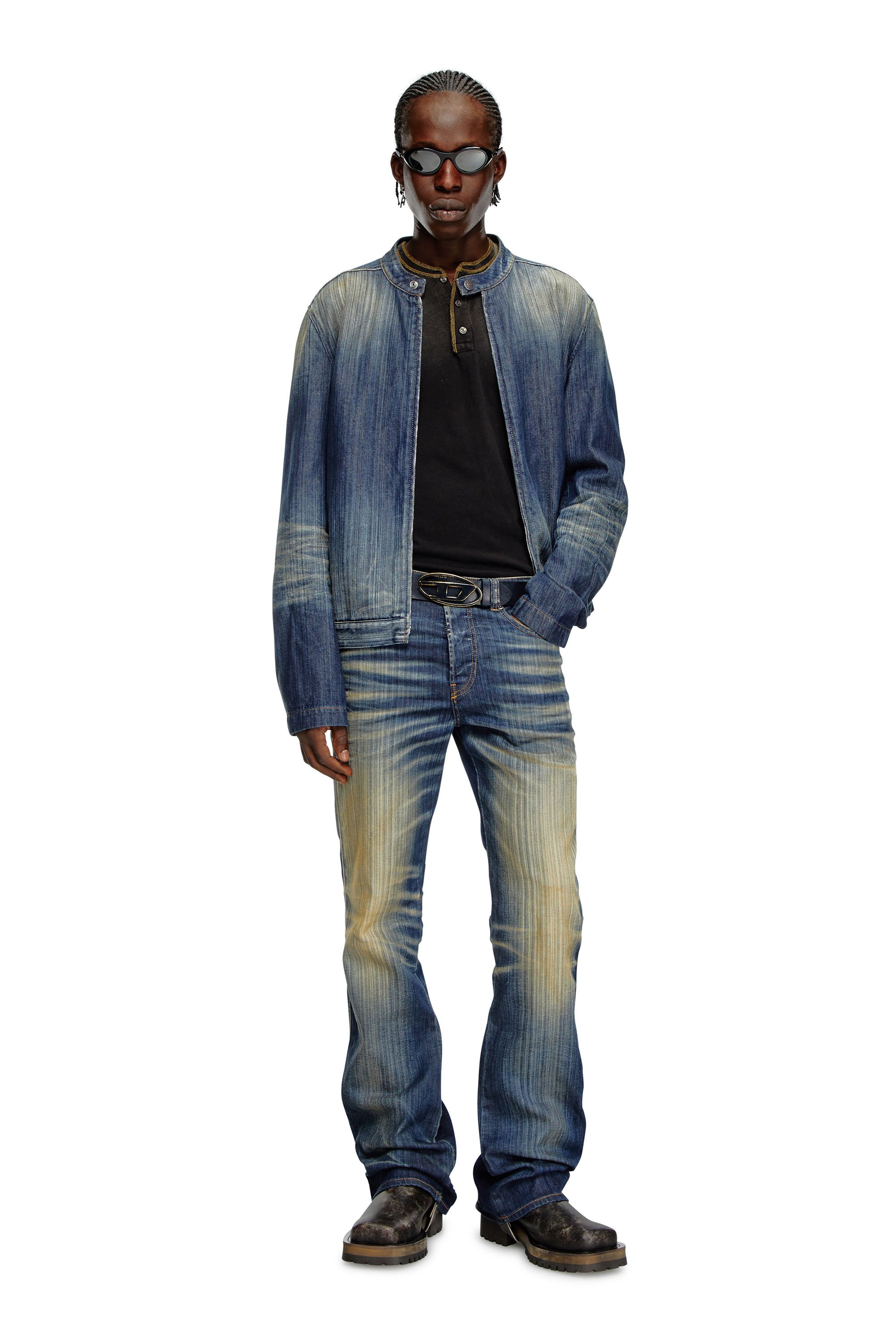 Diesel - Man Bootcut Jeans 1998 D-Buck 09J46, Dark Blue - Image 2