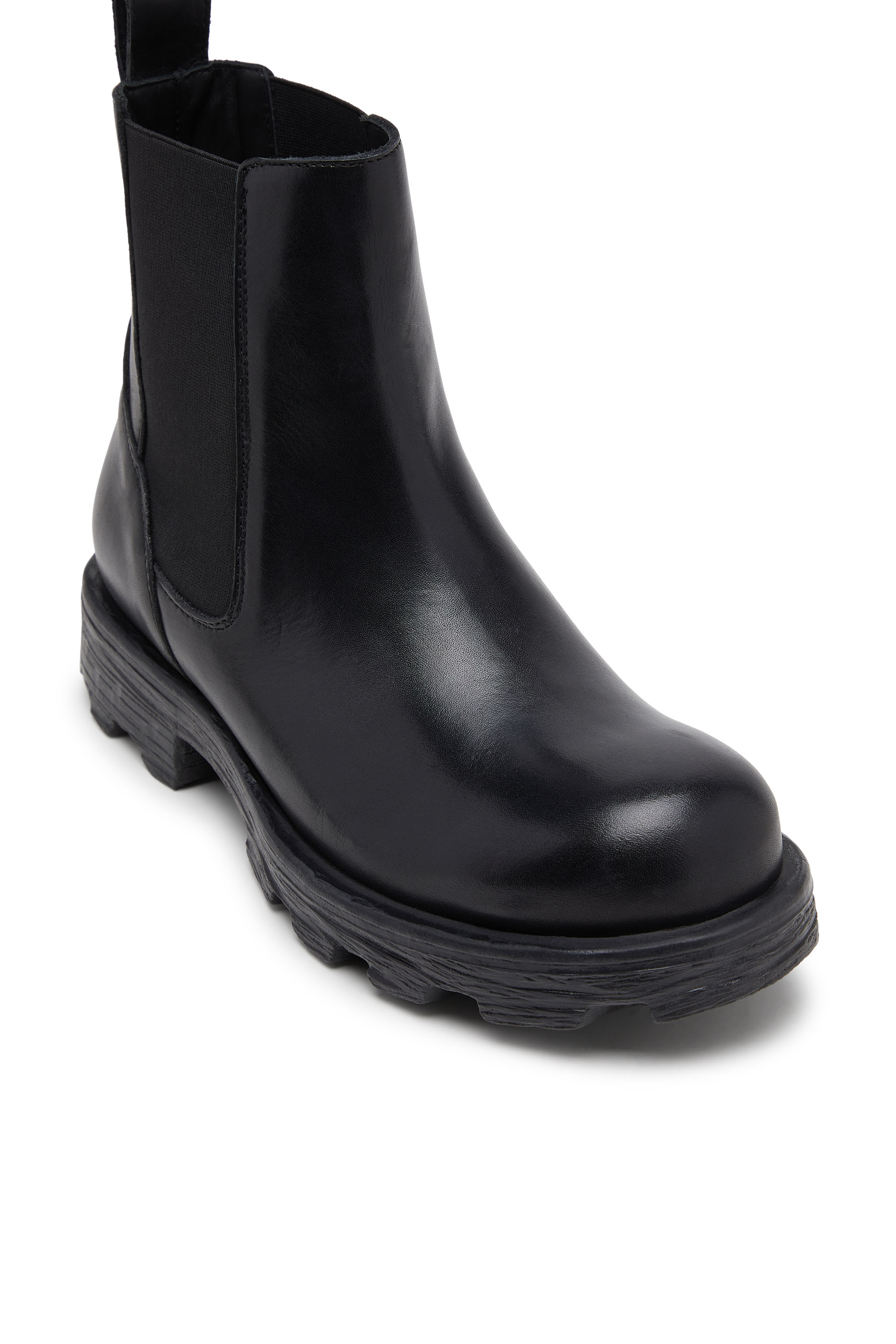 Diesel - D-HAMMER CH, Man's D-Hammer-Chelsea boots in leather in Black - 6