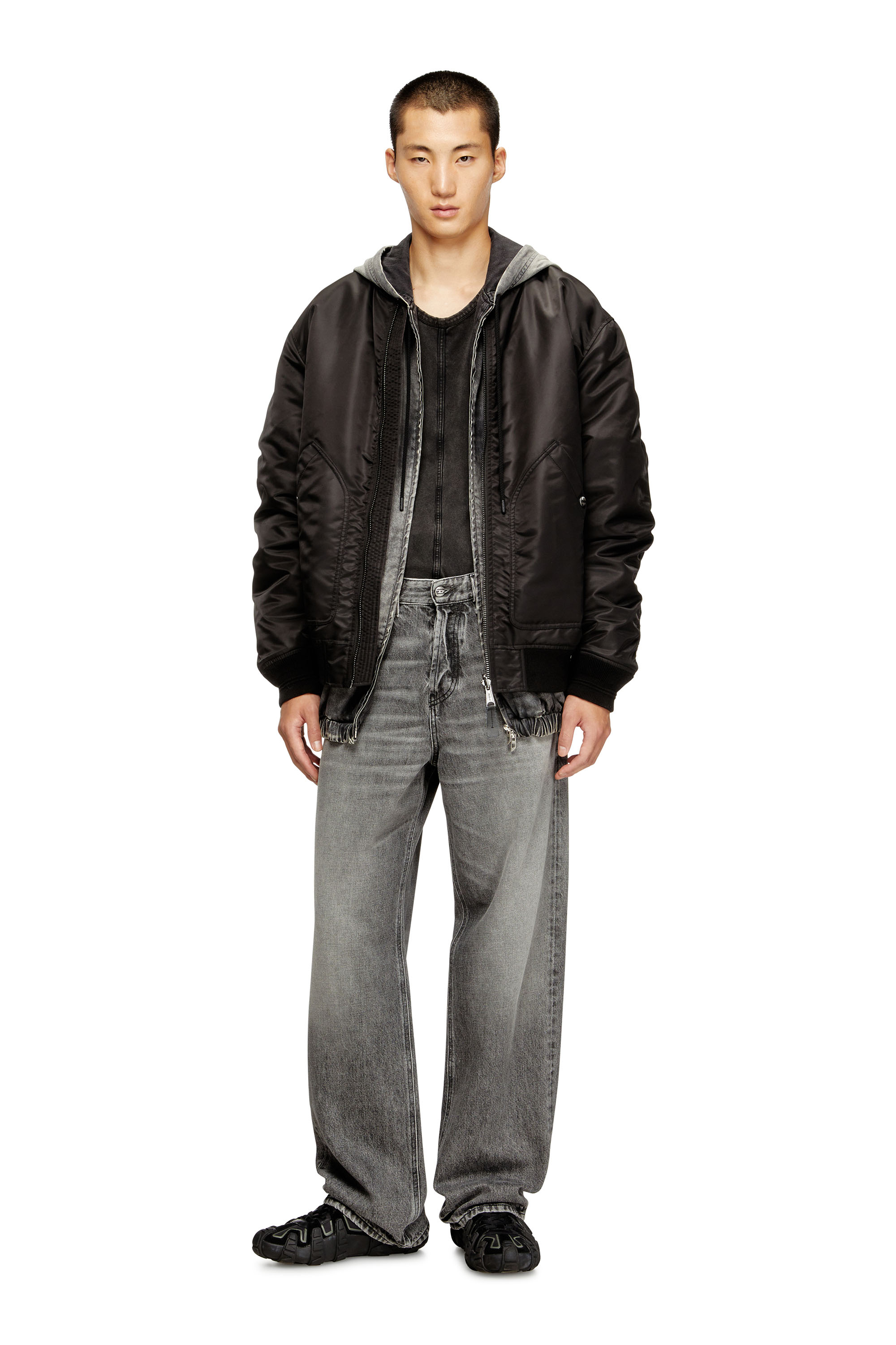 Diesel - Man's Relaxed Jeans 2001 D-Macro 007AW, Grey - 1