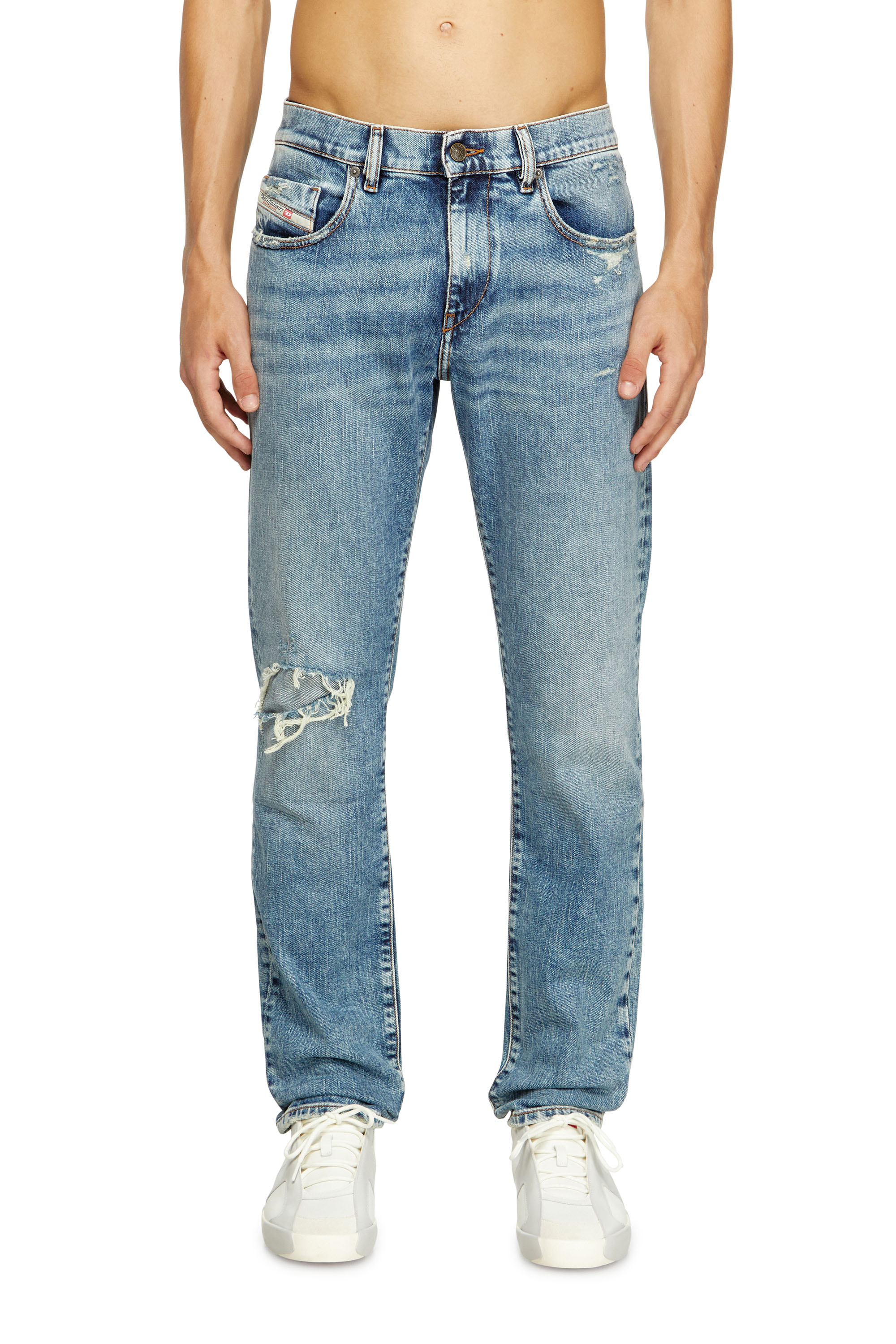Diesel - Man's Slim Jeans 2019 D-Strukt 09L34, Light Blue - 2