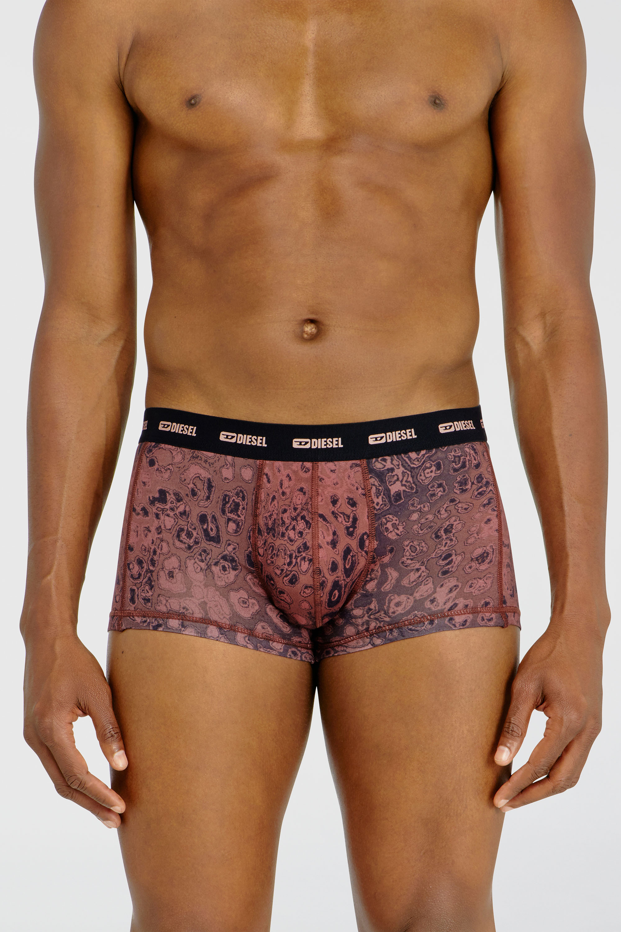 Diesel - DAMIEN-UTLT-3PACK, Man's Three-pack of stretch cotton boxer briefs in Violet - 2