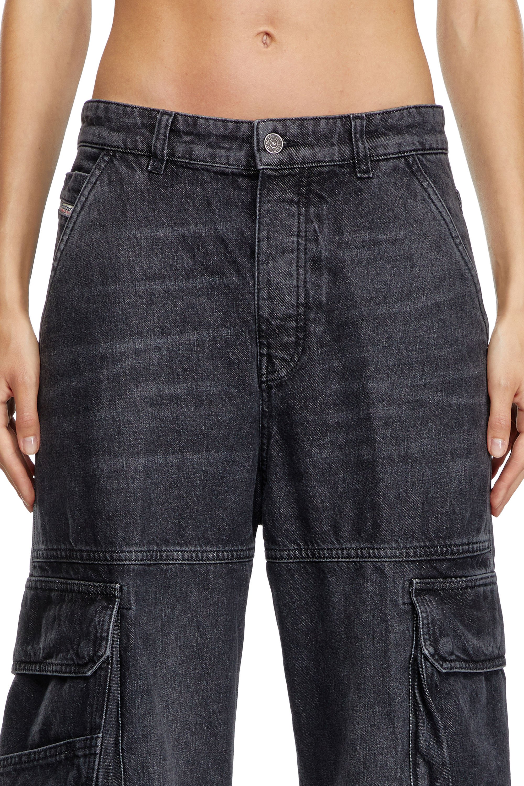 Relaxed Jeans 1996 D-Sire 0HLAA, Black/Dark grey Diesel - Woman's Relaxed Jeans 1996 D-Sire 0HLAA, Black/Dark grey - 5