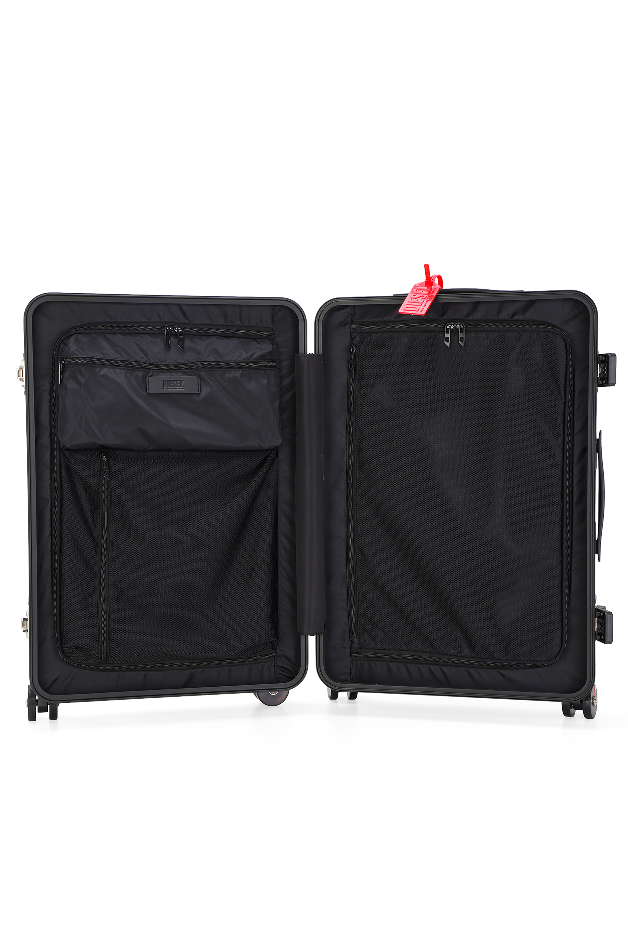 Diesel - DIESEL PC STRONG IMAGE TROLLEY- DSL003, Unisex's Rugged carry‑on suitcase 24" in Black - 4