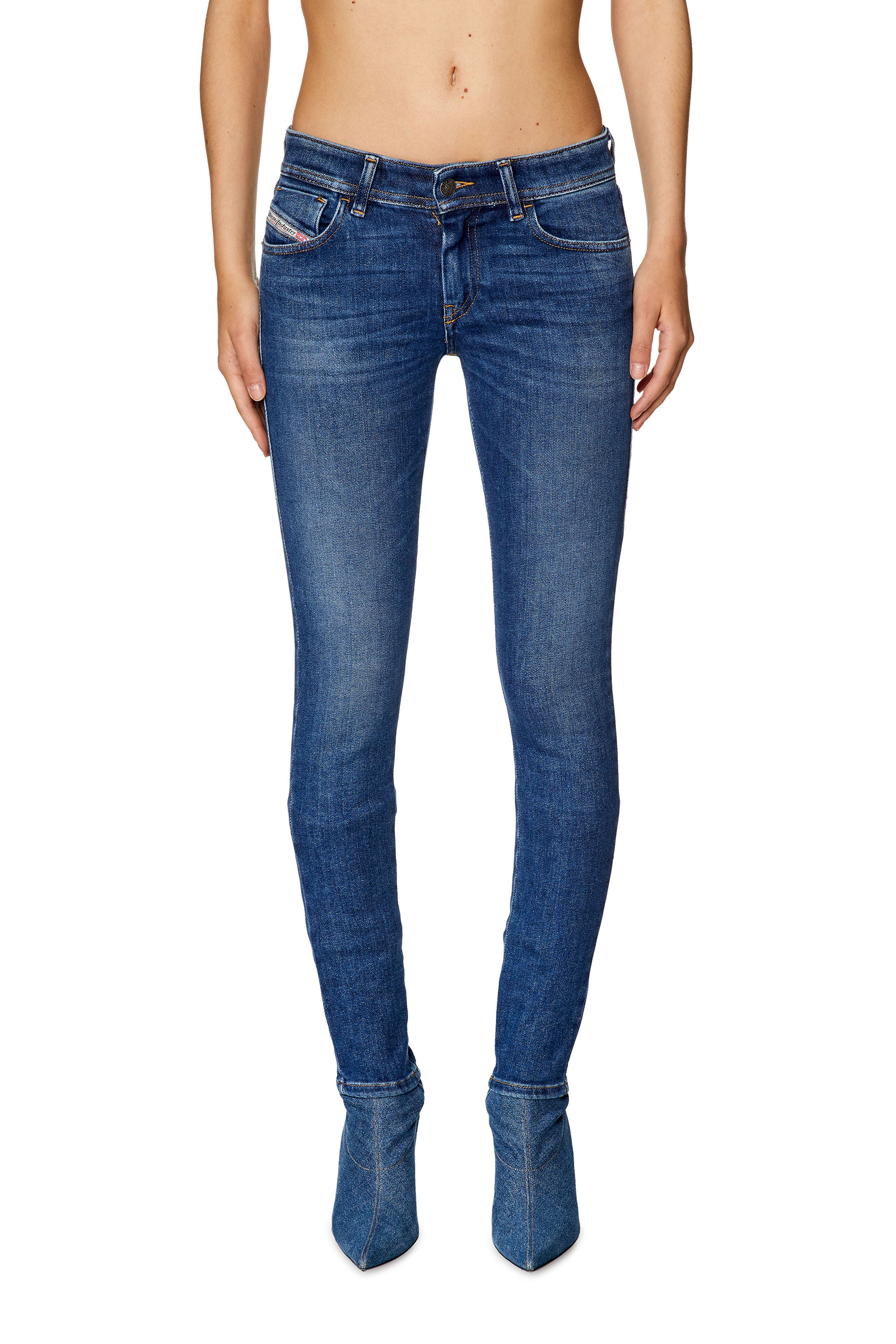 Diesel - Super skinny Jeans 2018 Slandy-Low 09F86, Medium blue - Image 1