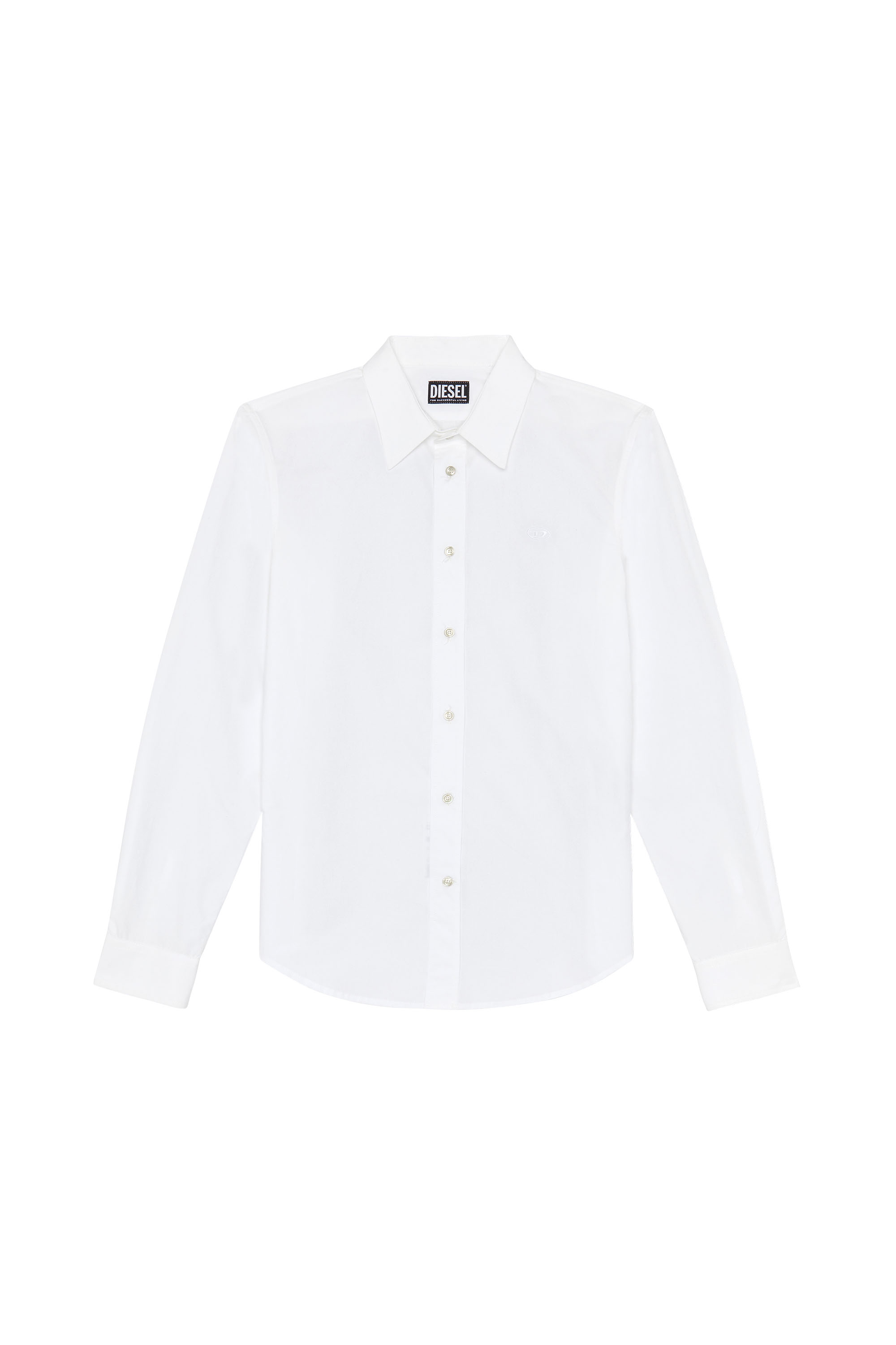 Diesel - S-BEN-CL, Man Shirt in technical cotton in White - Image 3