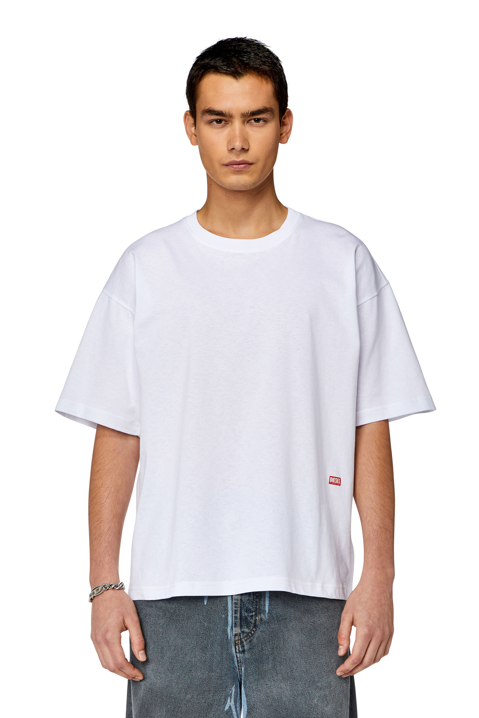 Diesel - T-BOXT-N11, Man T-shirt with photo print logo in White - Image 4
