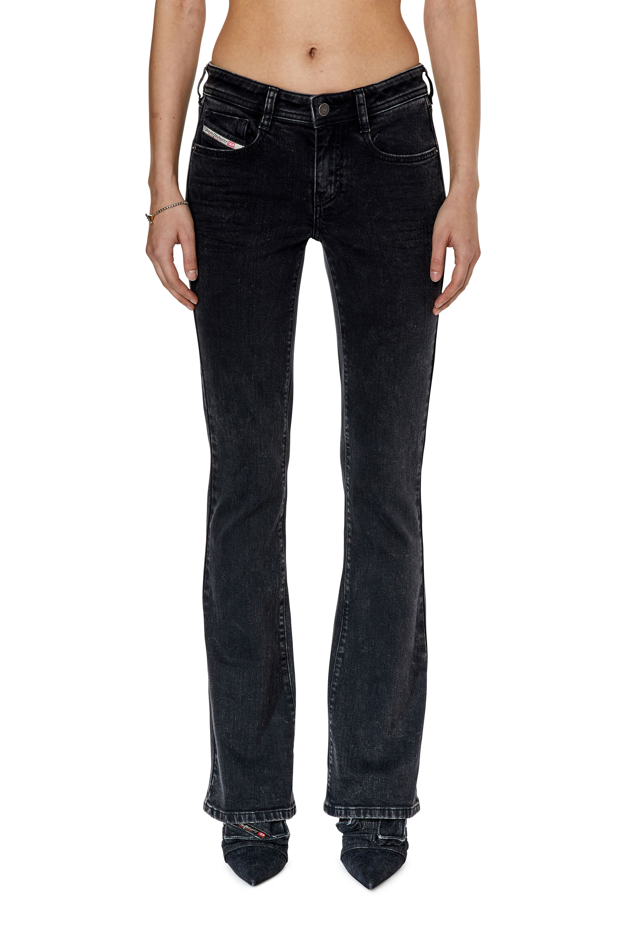 Diesel - Bootcut and Flare Jeans 1969 D-Ebbey 0ENAP, Black/Dark grey - Image 1