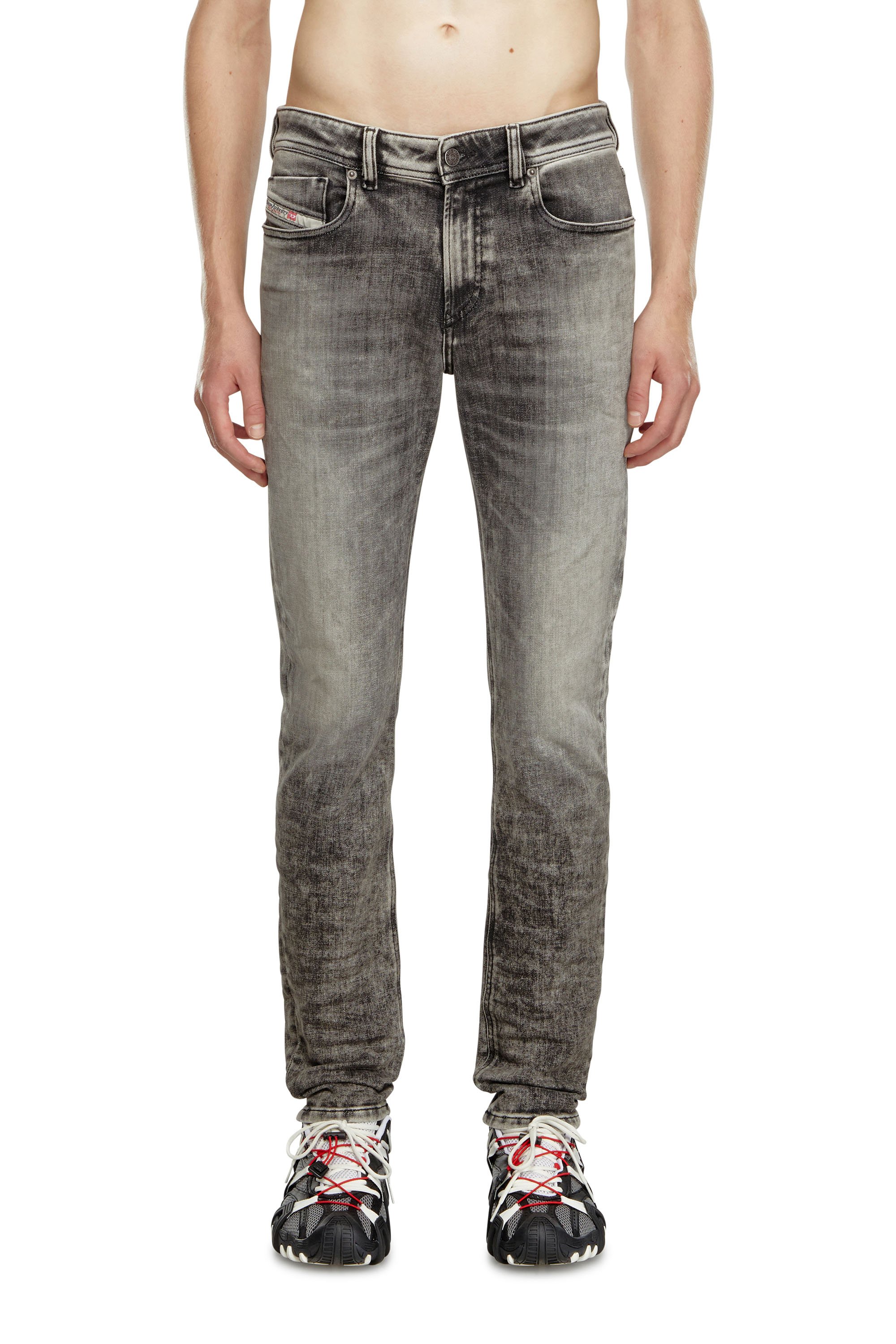 Diesel - Man's Skinny Jeans 1979 Sleenker 09J28, Grey - 1