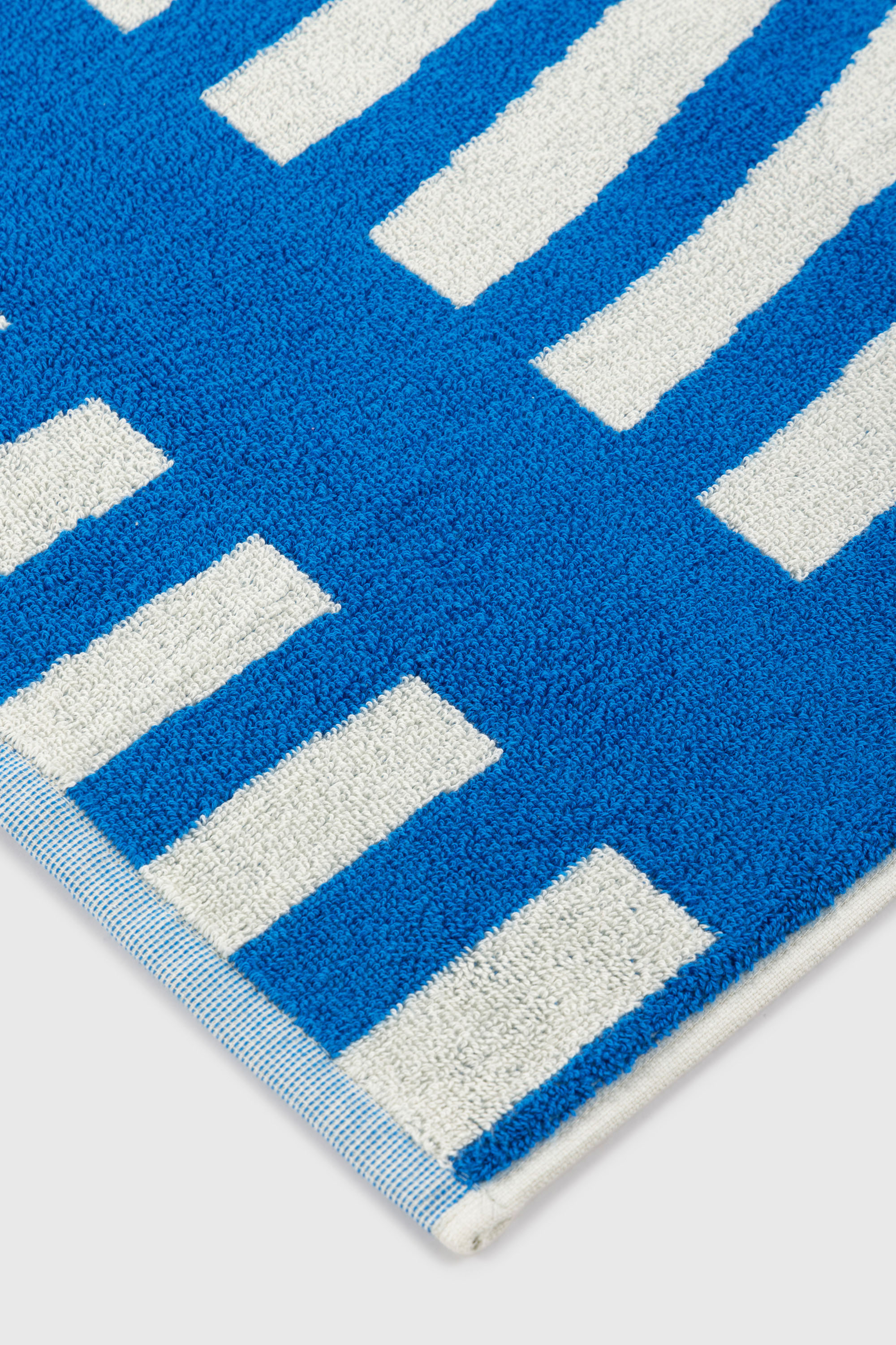 Diesel - 1018164 STRIPES GREY/BLUE TOWEL, Unisex's Terry towel 100x180 cm in Blue - 2
