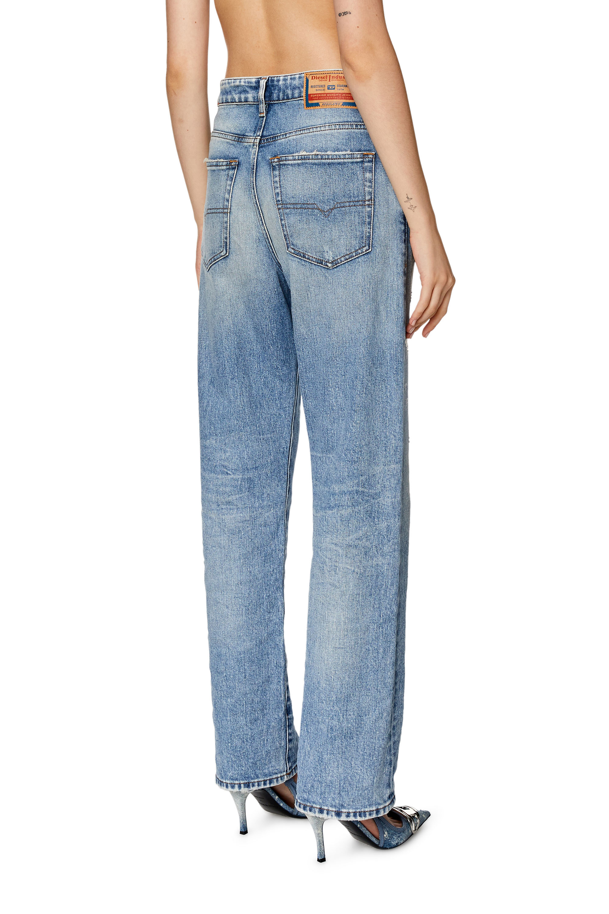 Diesel - Straight Jeans 1999 D-Reggy 007R4, Light Blue - Image 2