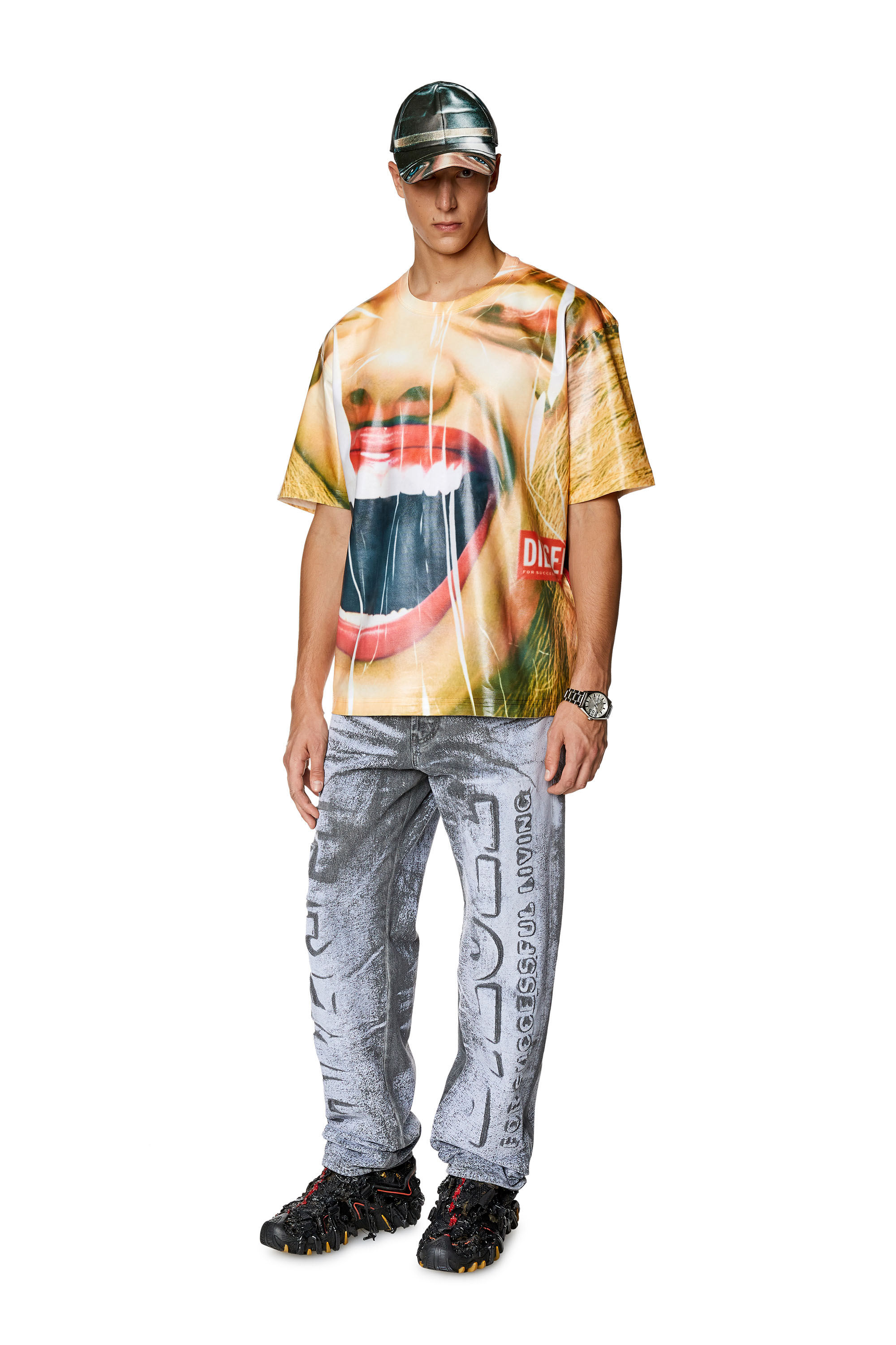 Diesel - T-WASBIRCOO, Yellow - Image 2