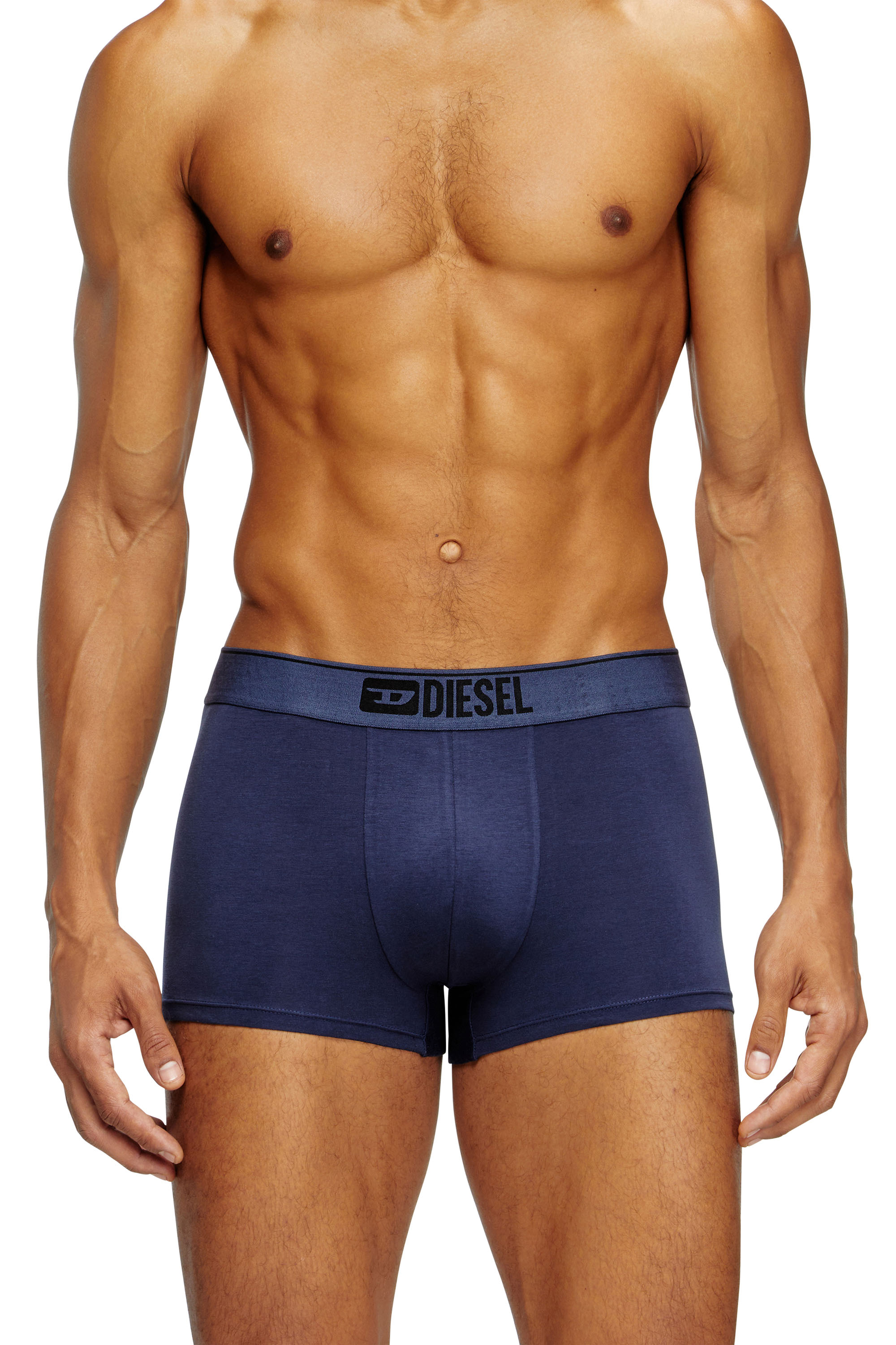 Diesel - UMBX-DAMIENTHREEPACK, Man's Three-pack of plain boxer in Multicolor/Black - 2
