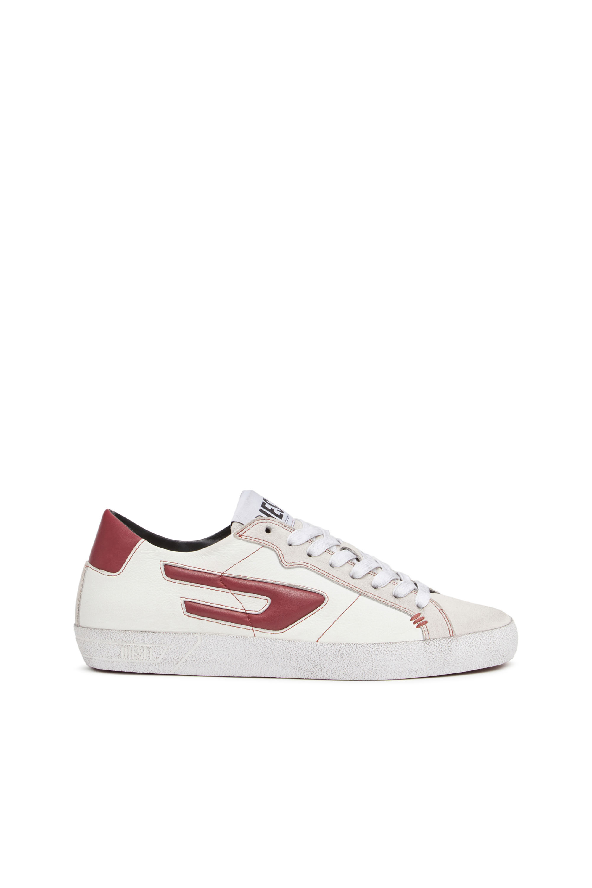 Diesel - S-LEROJI LOW W, White/Red - Image 1