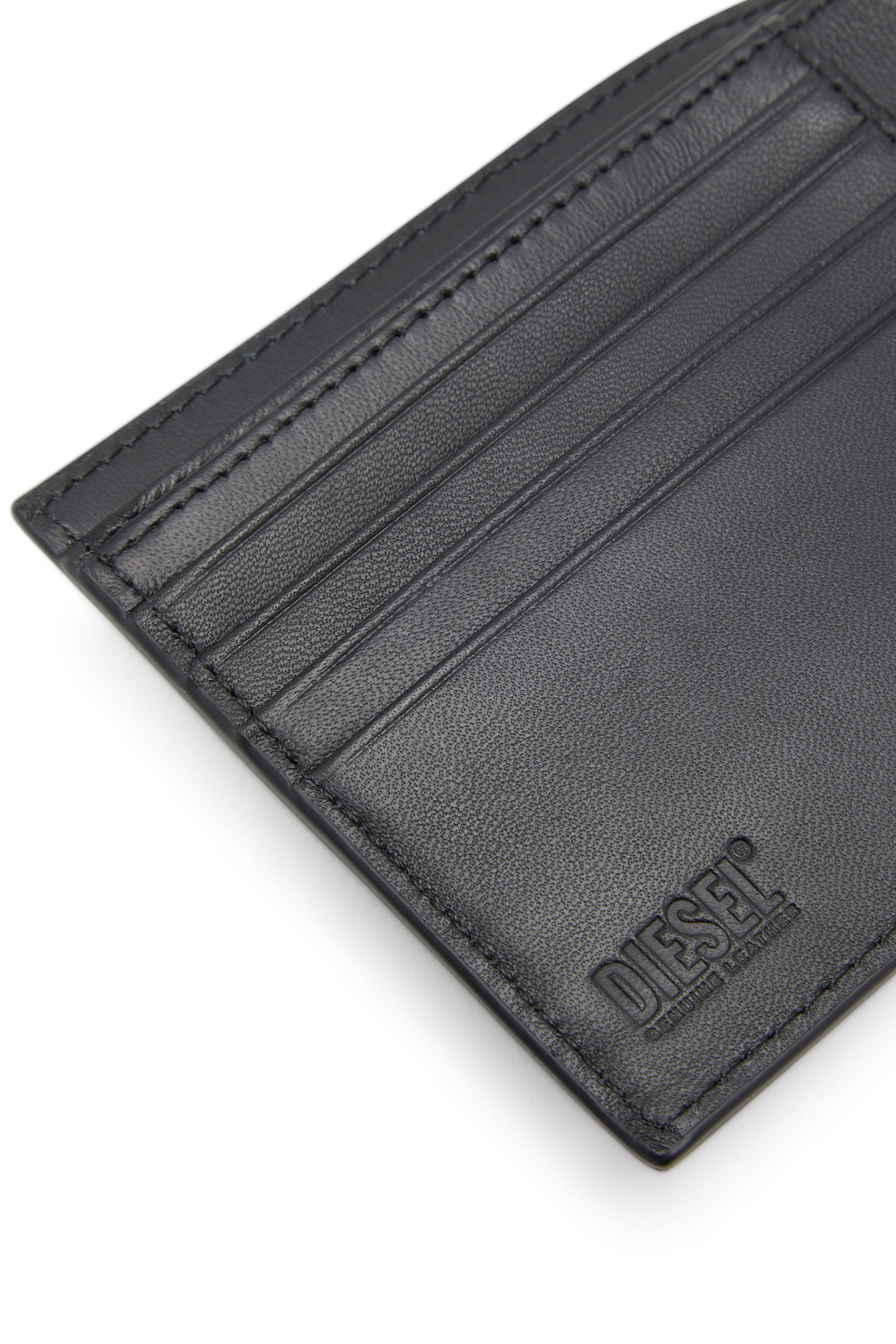Diesel - DSL 3D BI-FOLD COIN S, Black - Image 4