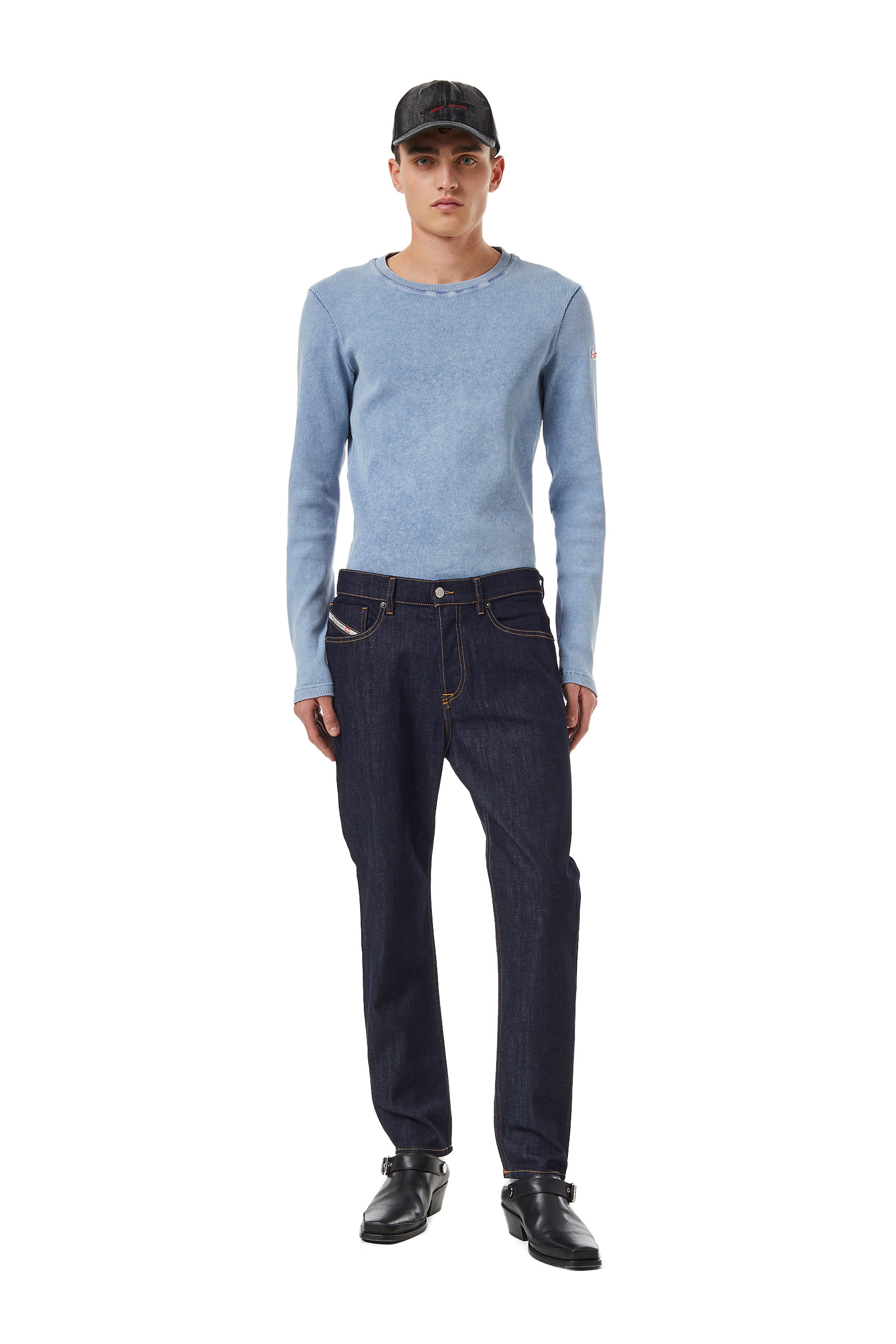 Diesel - Tapered Jeans 2005 D-Fining Z9B89, Dark Blue - Image 5