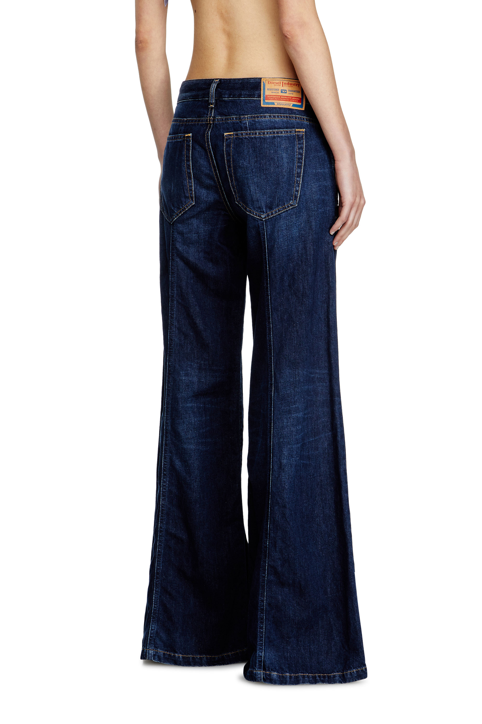 Diesel - Woman's Flare Jeans D-Akii 068RA, Dark Blue - 4