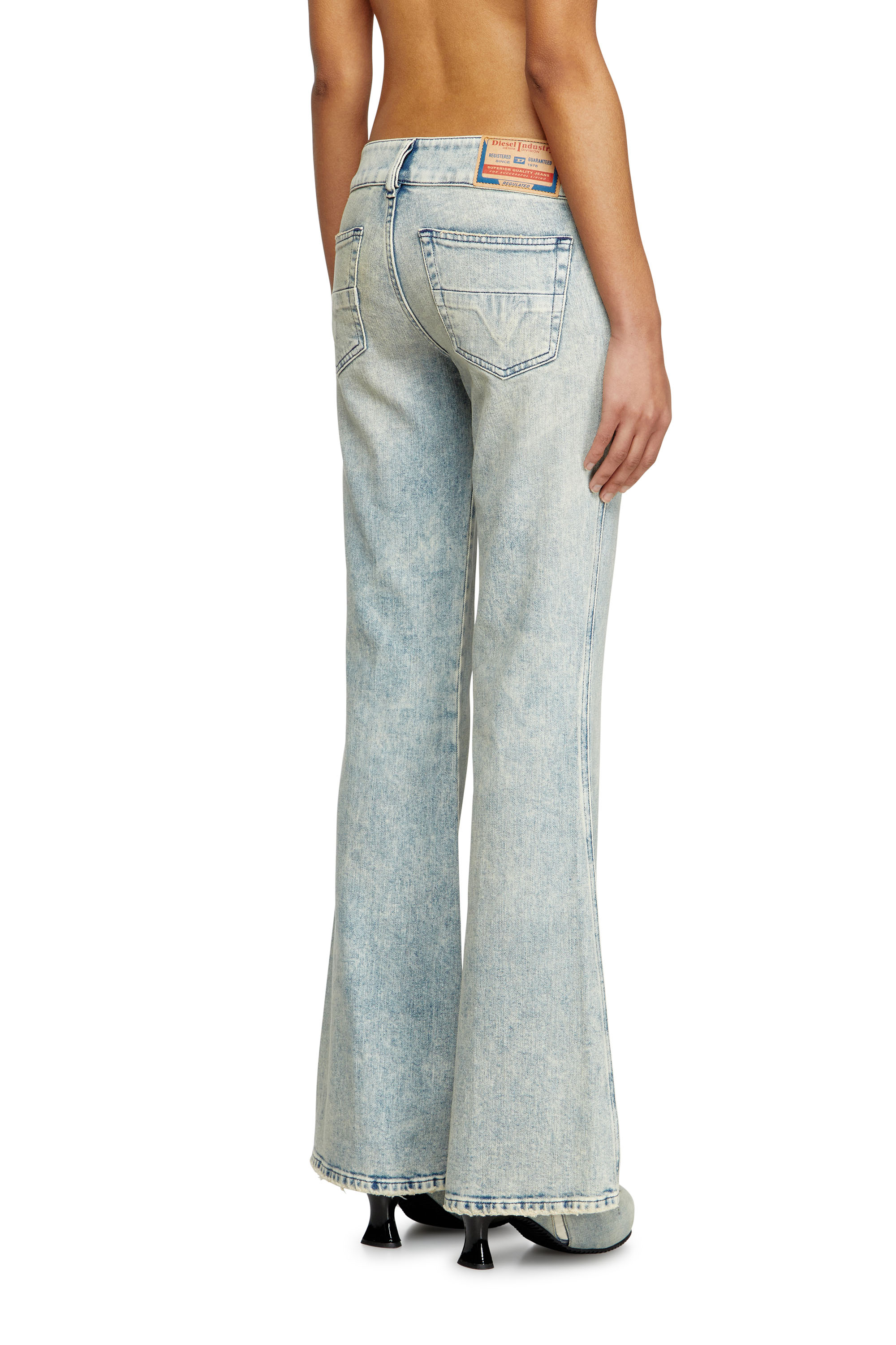 Diesel - Woman's Bootcut Jeans D-Hush 09L27, Light Blue - 4