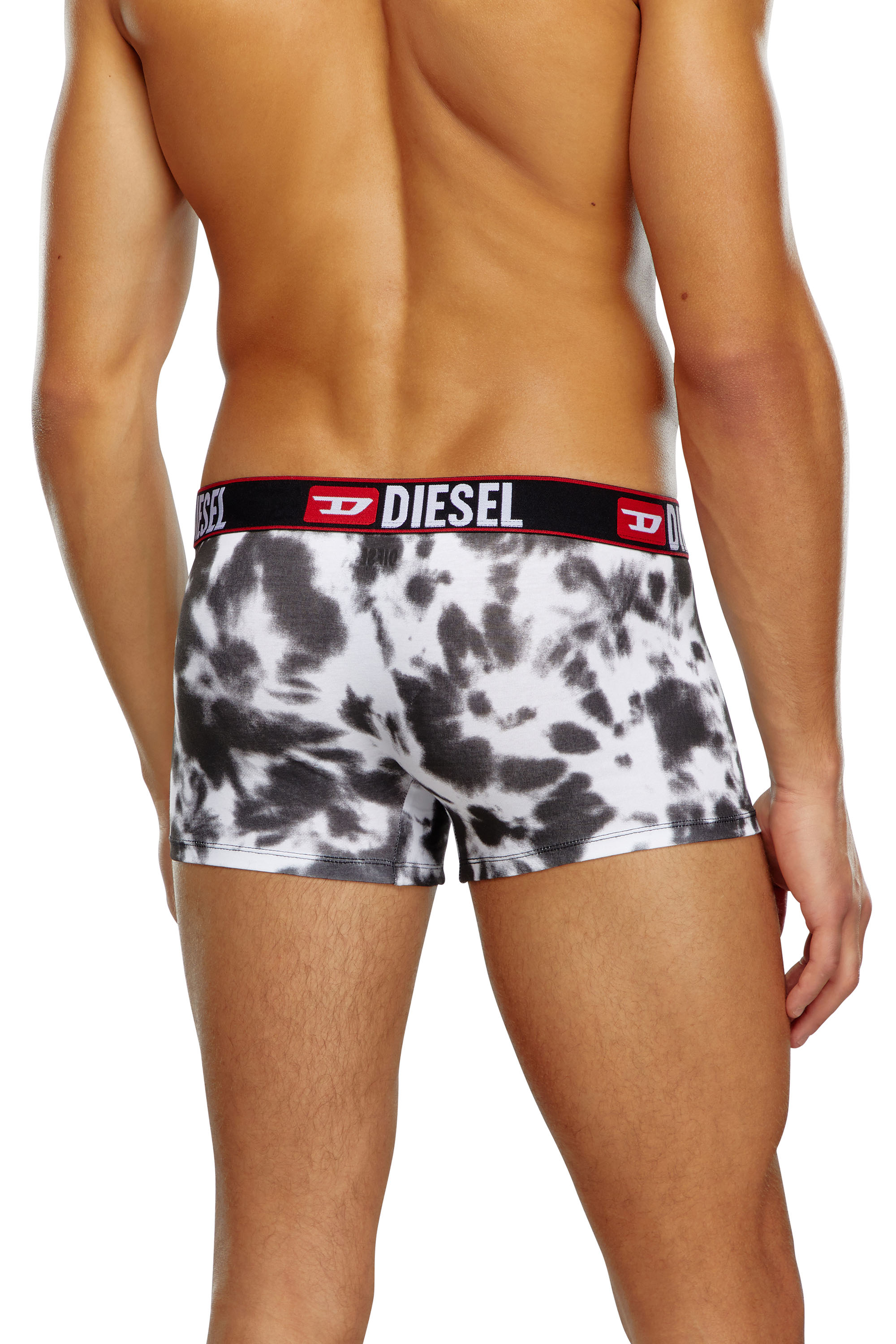 Diesel - UMBX-DAMIENTHREEPACK, Man Three-pack boxer briefs plain and tie-dye in Black - Image 3
