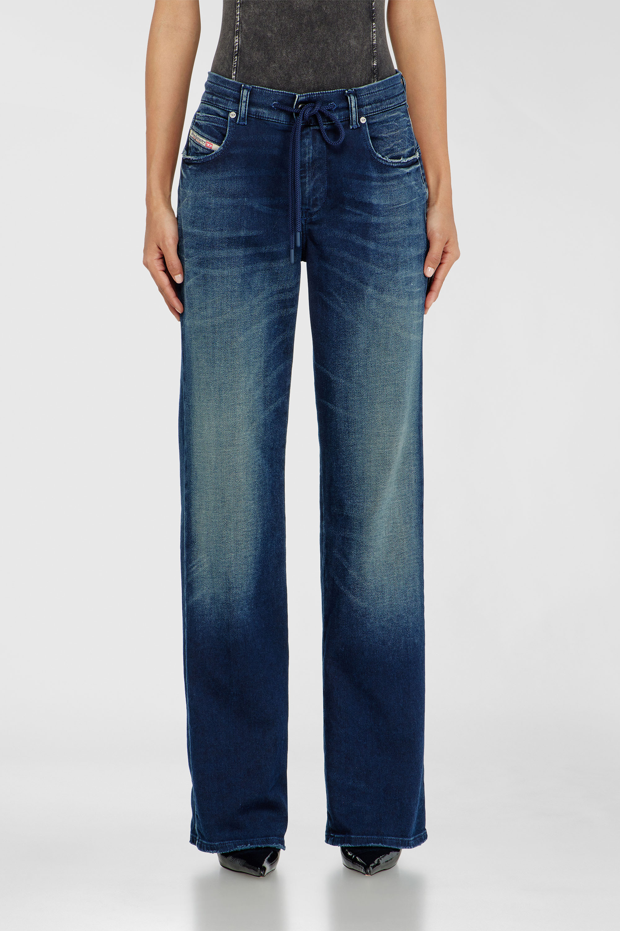 Diesel - Woman's Regular 2071 D-Meel Joggjeans&reg; 09P93, Dark Blue - 1