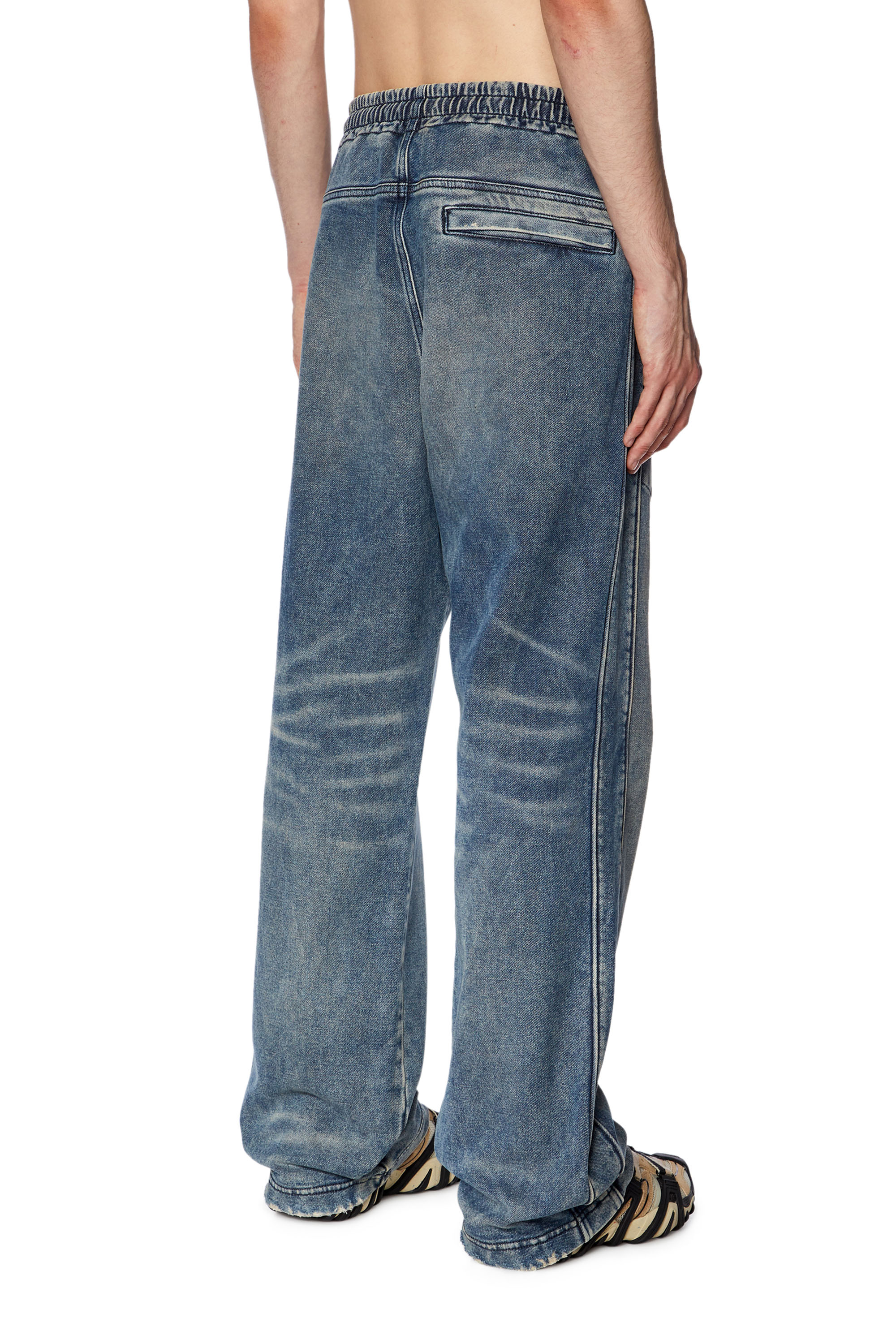 Diesel - Straight D-Martians Track Denim 068EV, Medium blue - Image 2