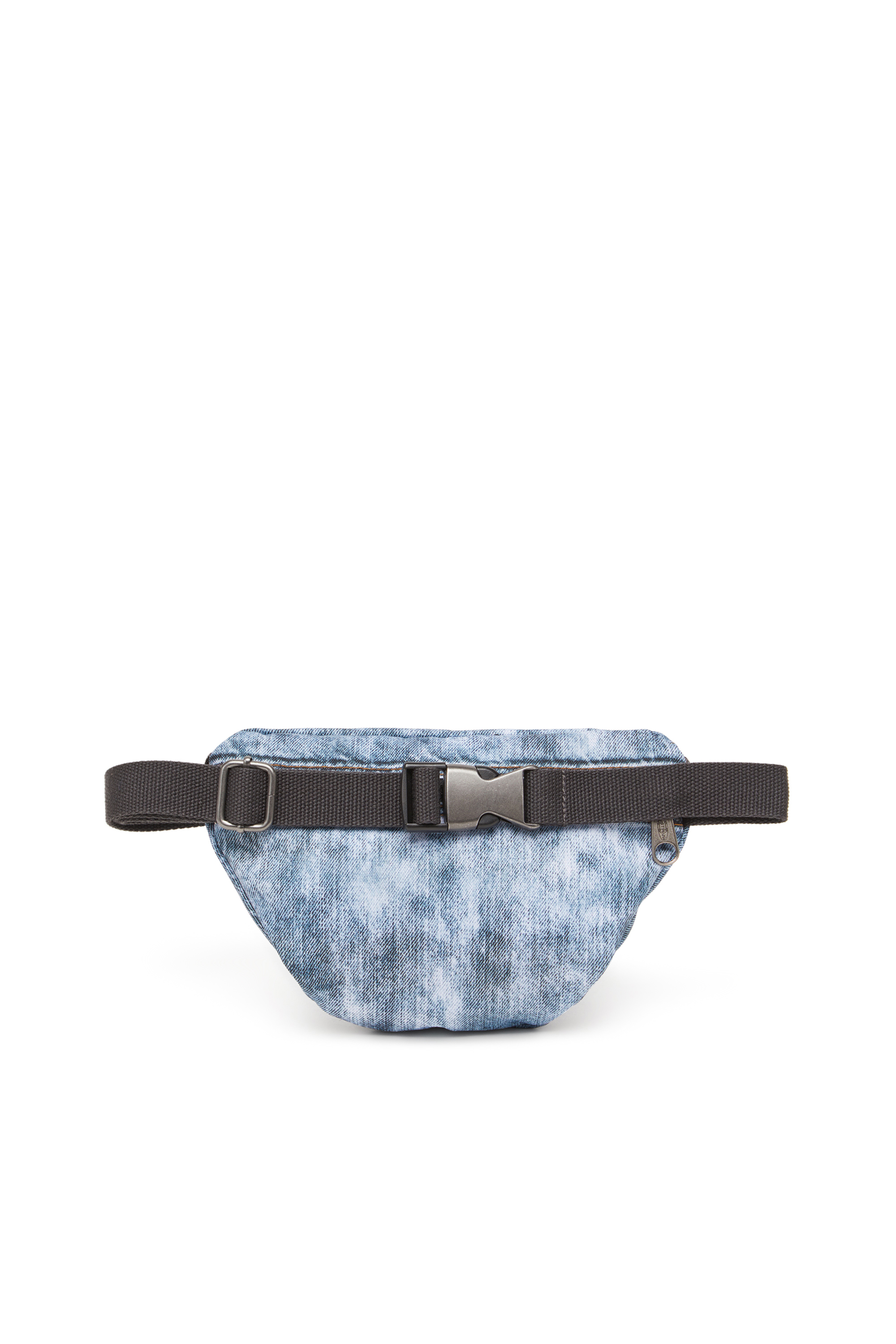 Diesel - DIESEL SPRINGER, Unisex's Belt bag in trompe l'oeil denim in Blue - 2