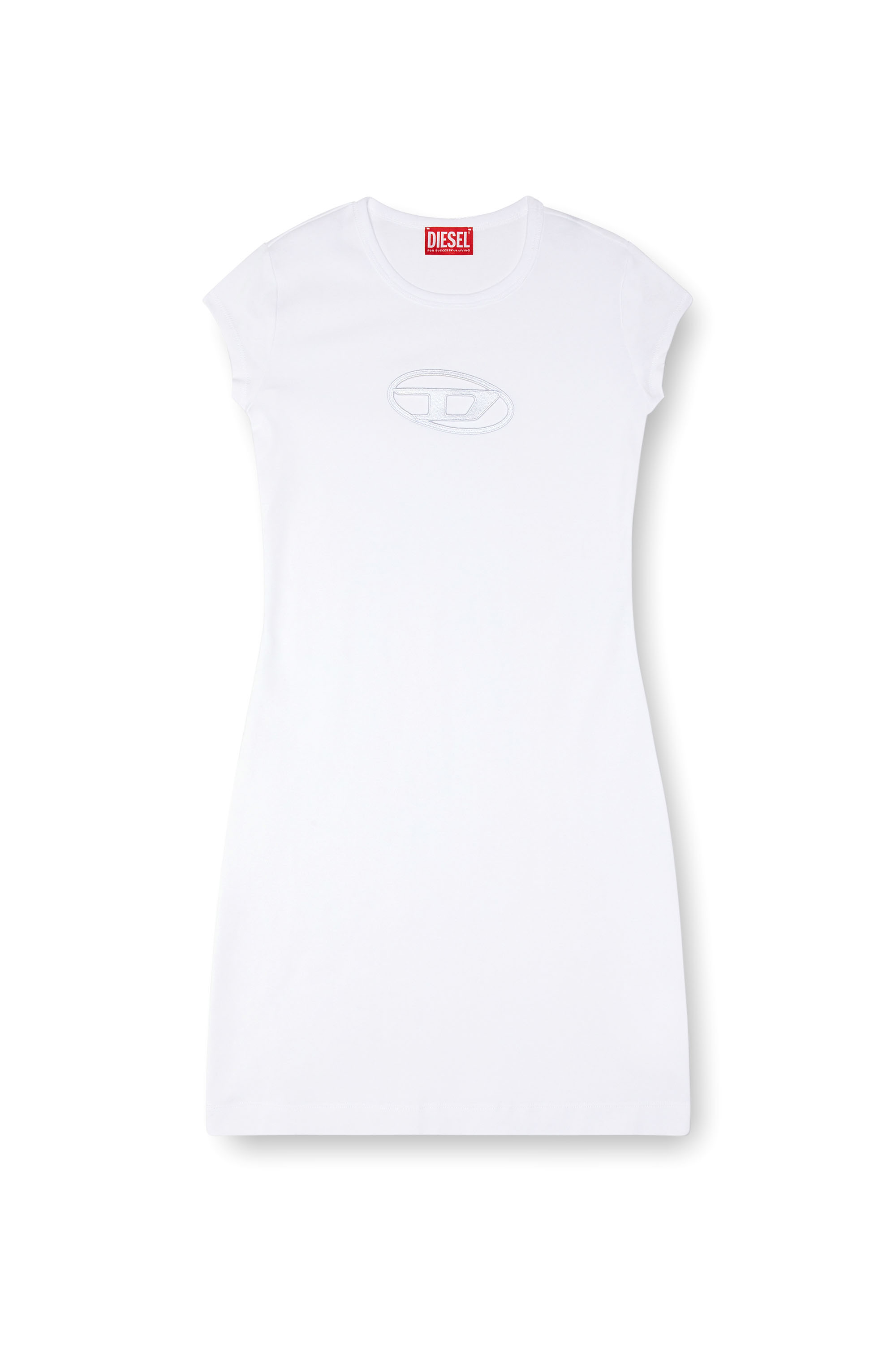 Diesel - D-ANGIEL, Woman Short dress in White - Image 1