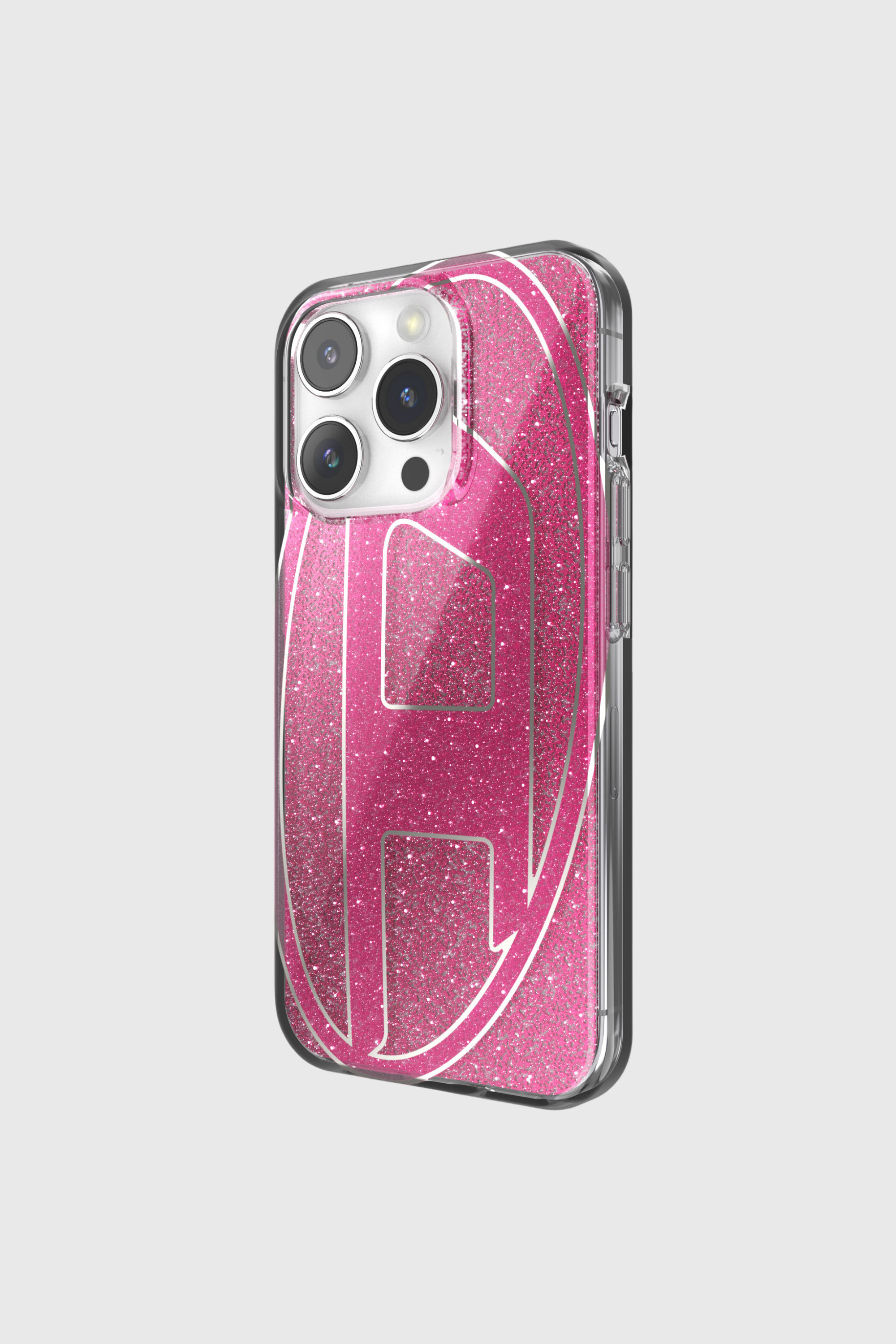 Diesel - 60036 AOP CASE, Unisex's Glitter Case for iP 15 Pro in Pink - 3