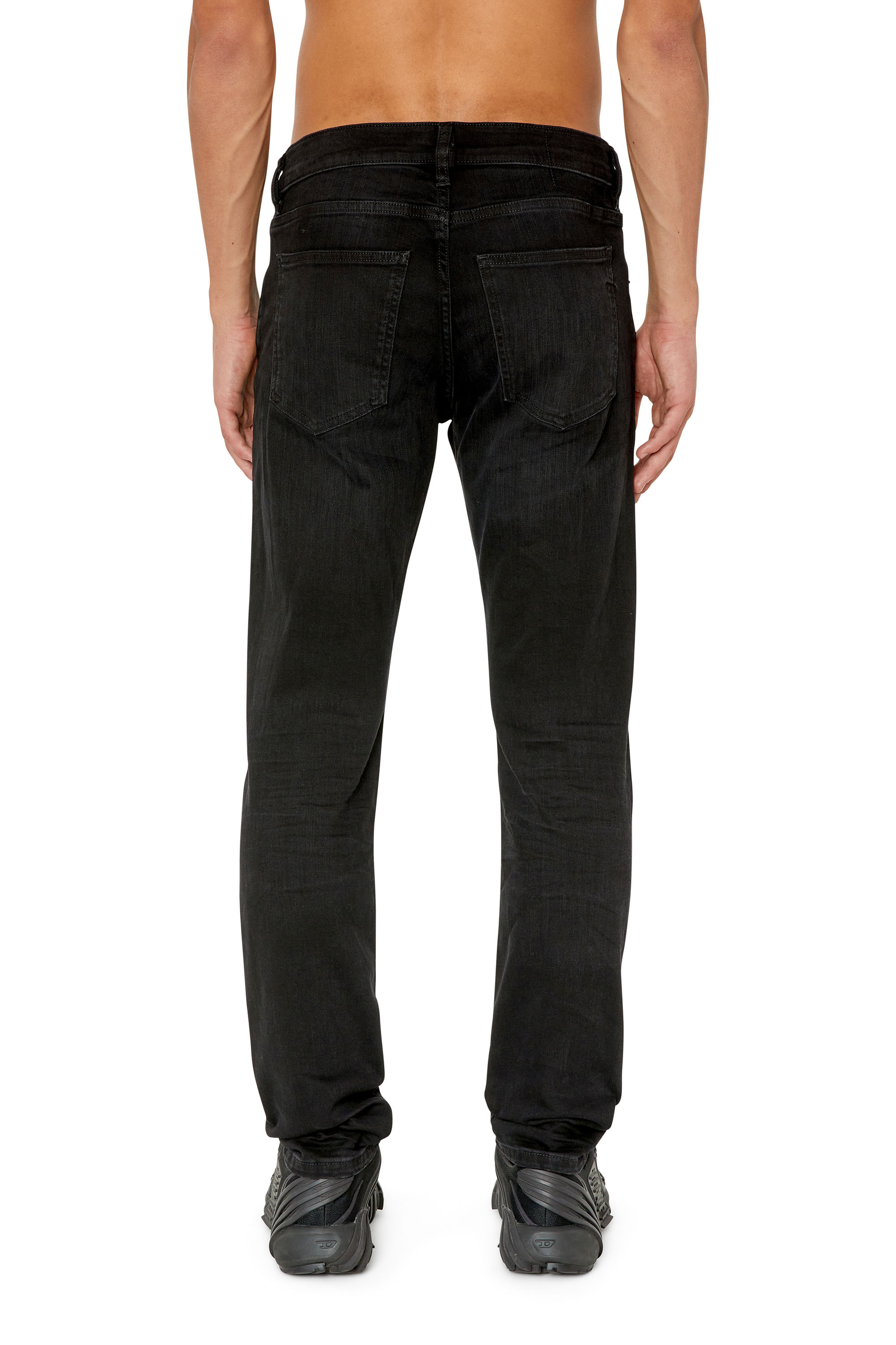 Diesel - Slim Jeans 2019 D-Strukt 0TFAS, Black/Dark grey - Image 4
