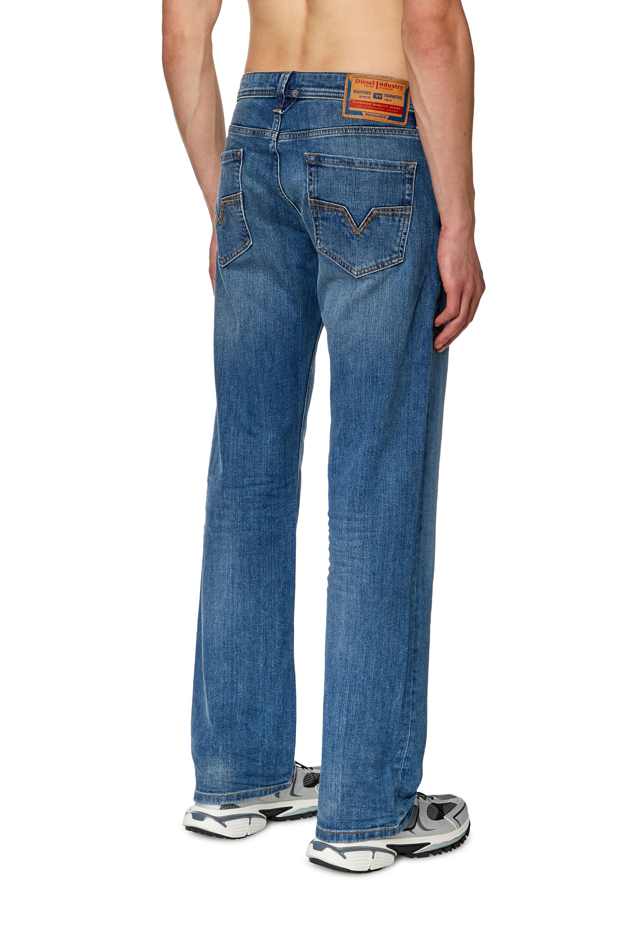 Diesel - Man's Straight Jeans 1985 Larkee 0KIAL, Light Blue - 2