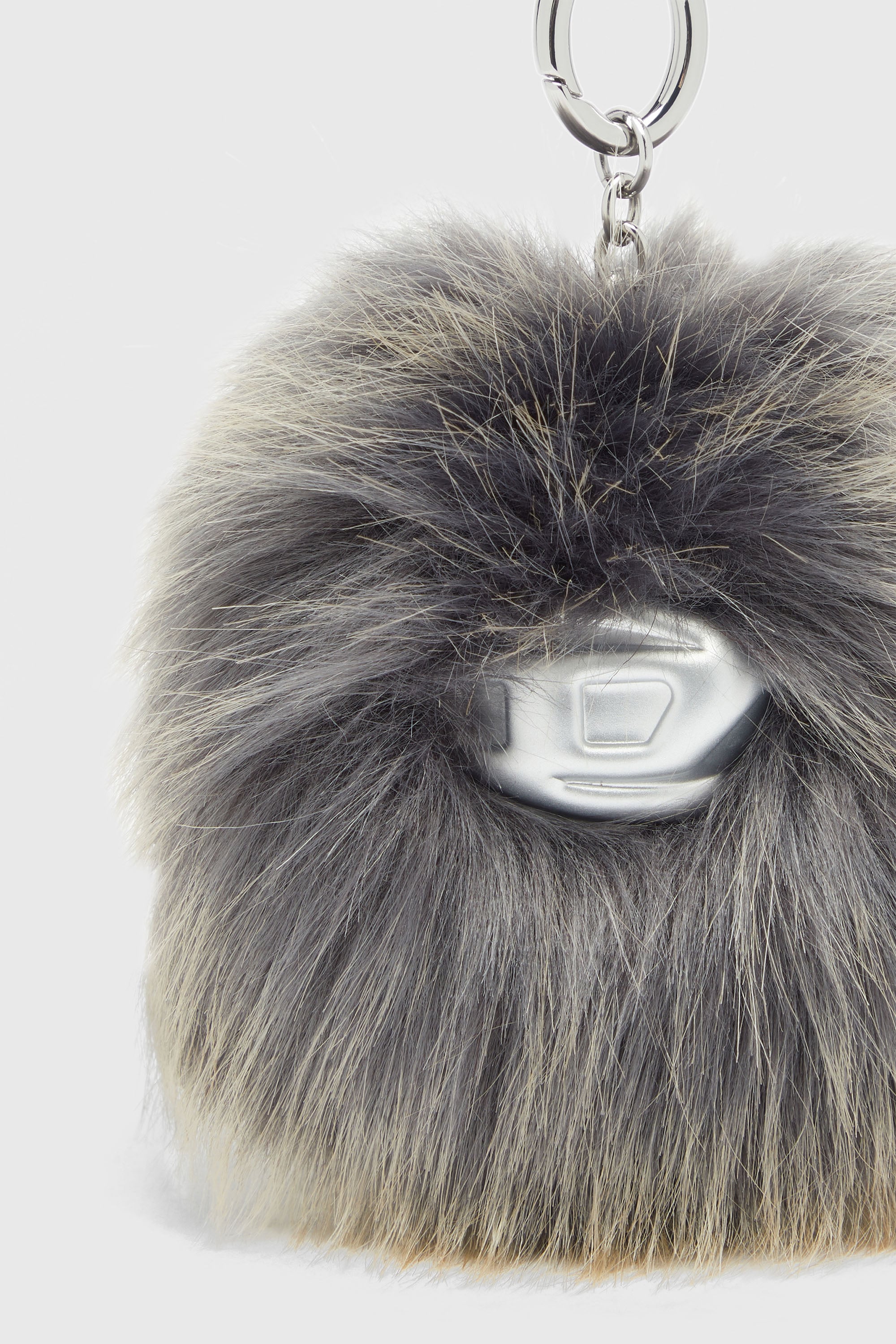 Diesel - MONSTER, Unisex's Furry charm with pendant in Grey - 2