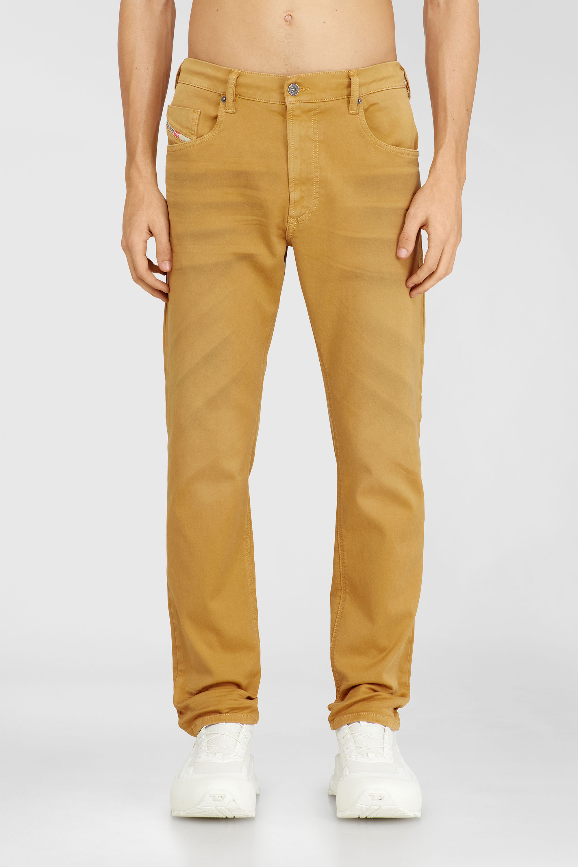 Diesel - Man's Regular 2032 D-Krooley-BW Joggjeans&reg; 0670M, Light Brown - 1