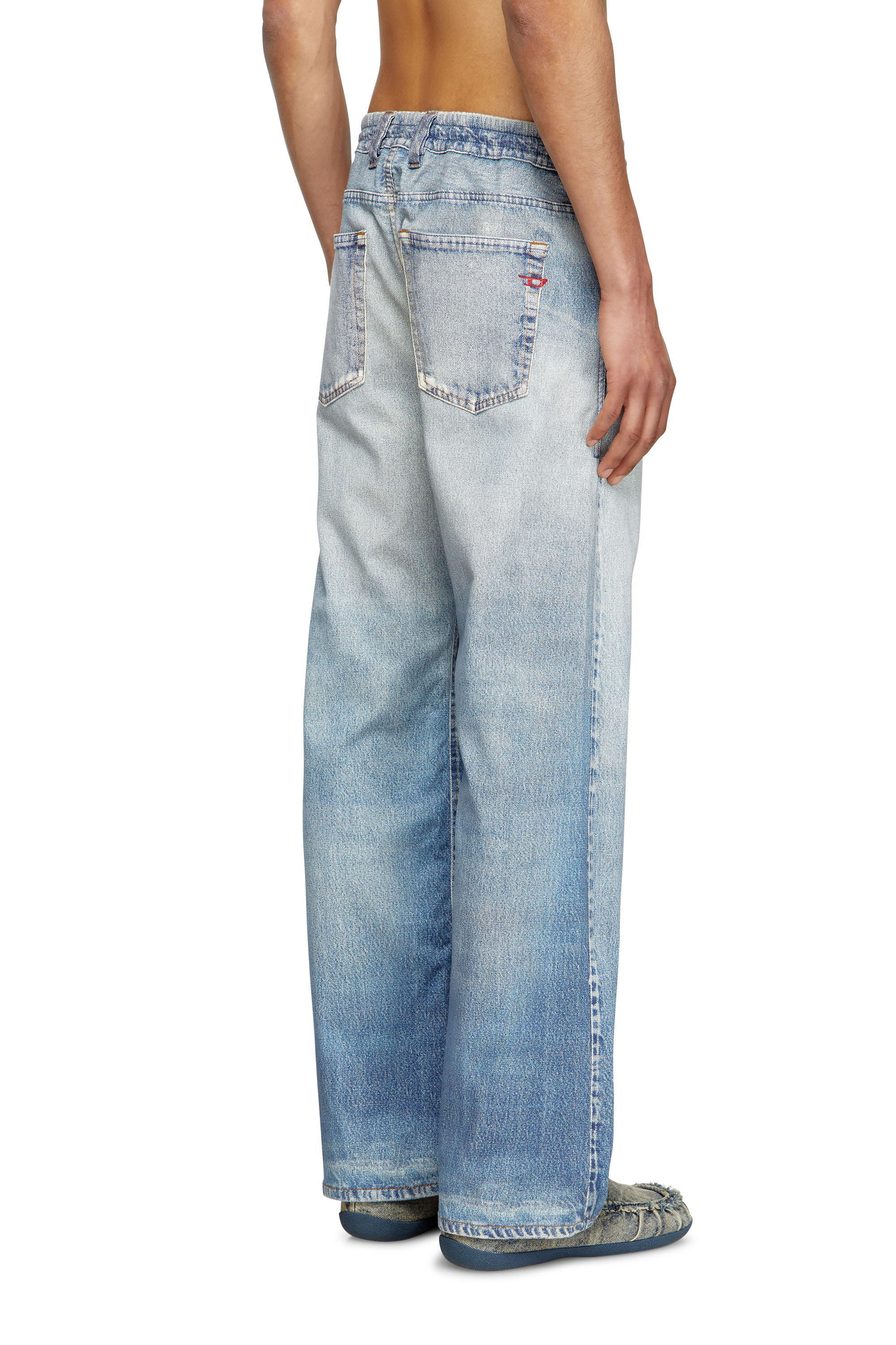 Diesel - Man's Relaxed 2080 D-Reel Joggjeans® 068RX, Light Blue - 4
