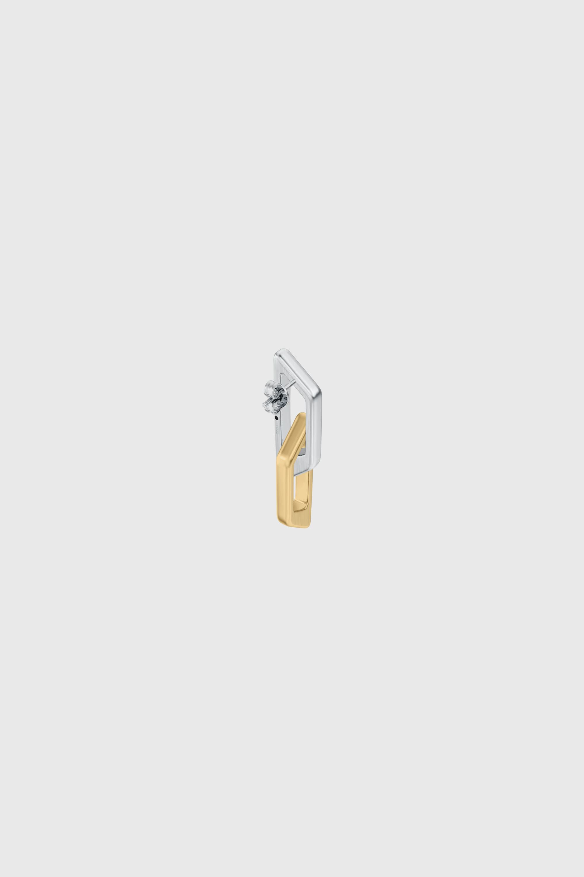 Diesel - DX1685931  JEWELLERY, Unisex's Stainless steel drop earring in Silver/Gold - 3