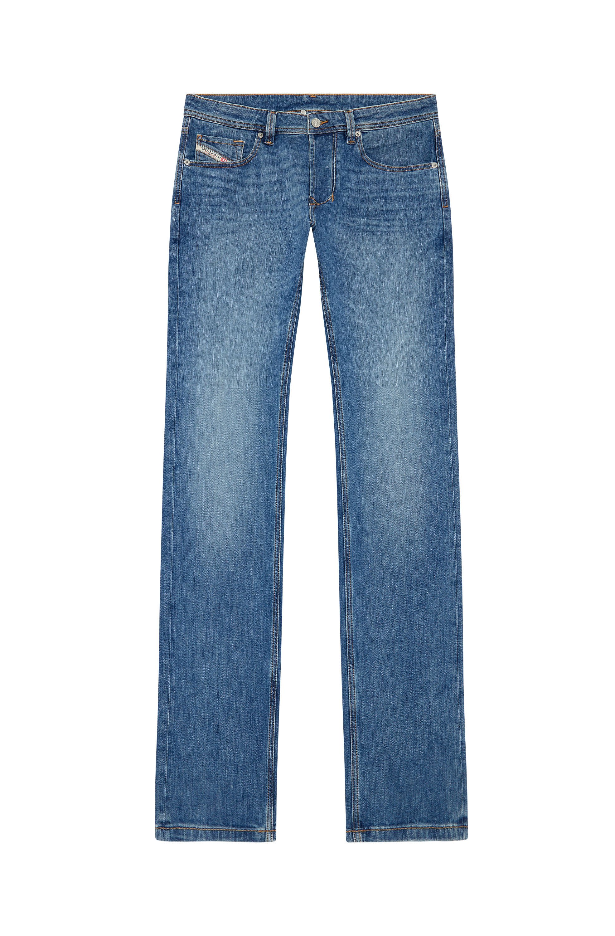 Diesel - Man's Straight Jeans 1985 Larkee 0KIAL, Light Blue - 3