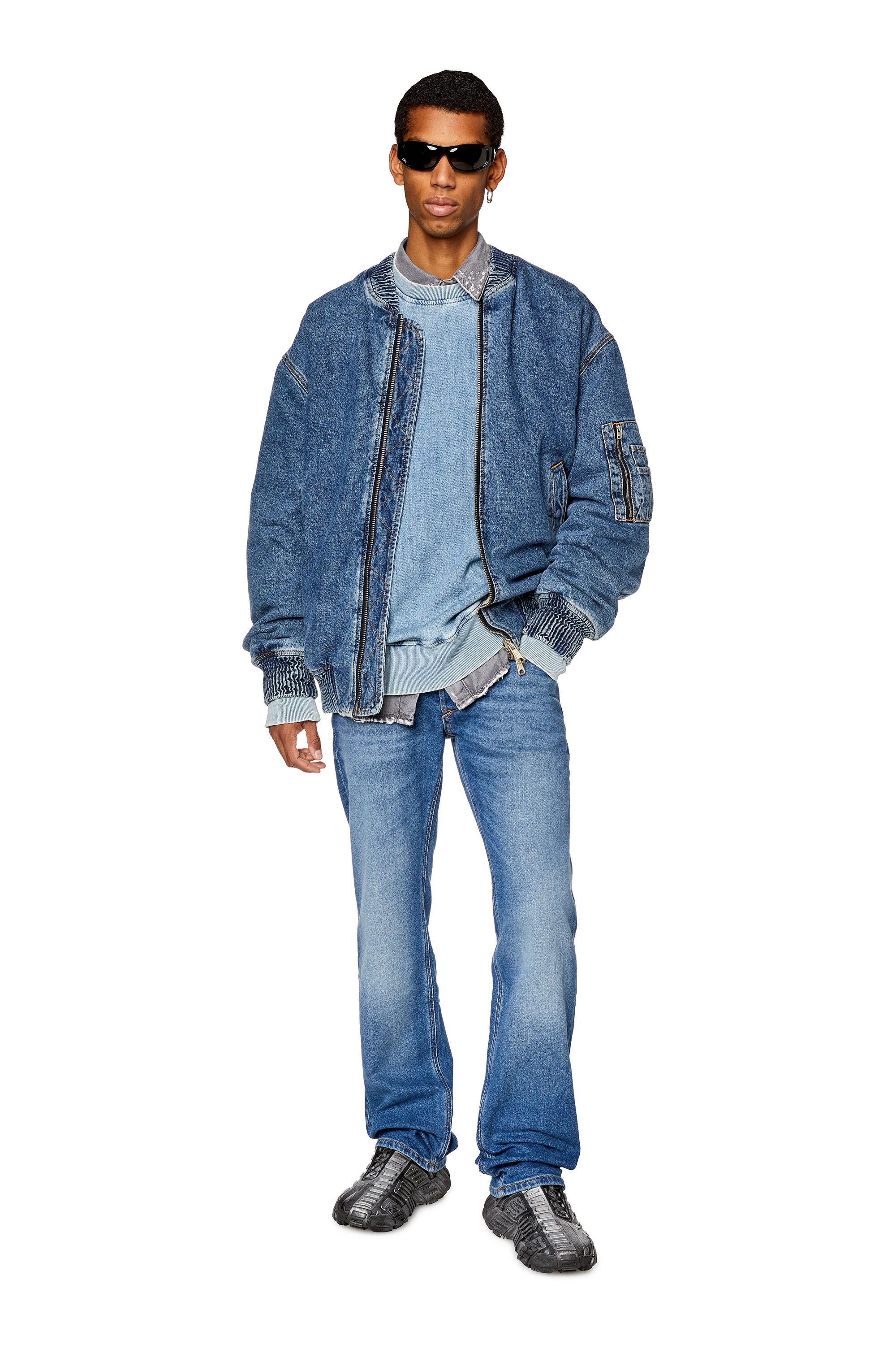 Diesel - Straight Jeans 1985 Larkee 0ENAT, Medium blue - Image 1