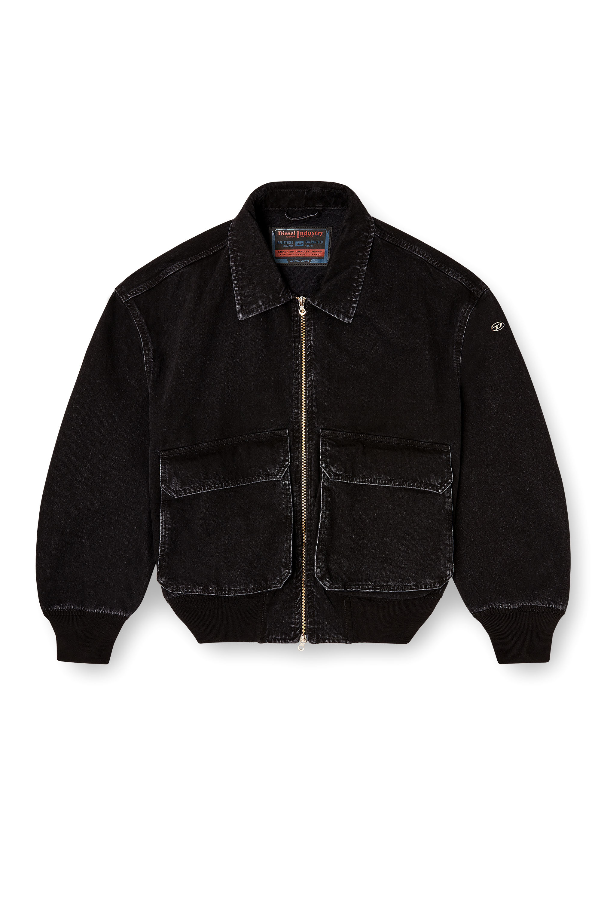 Diesel - D-KURZ, Unisex's Jacket in DNA denim in null - 3