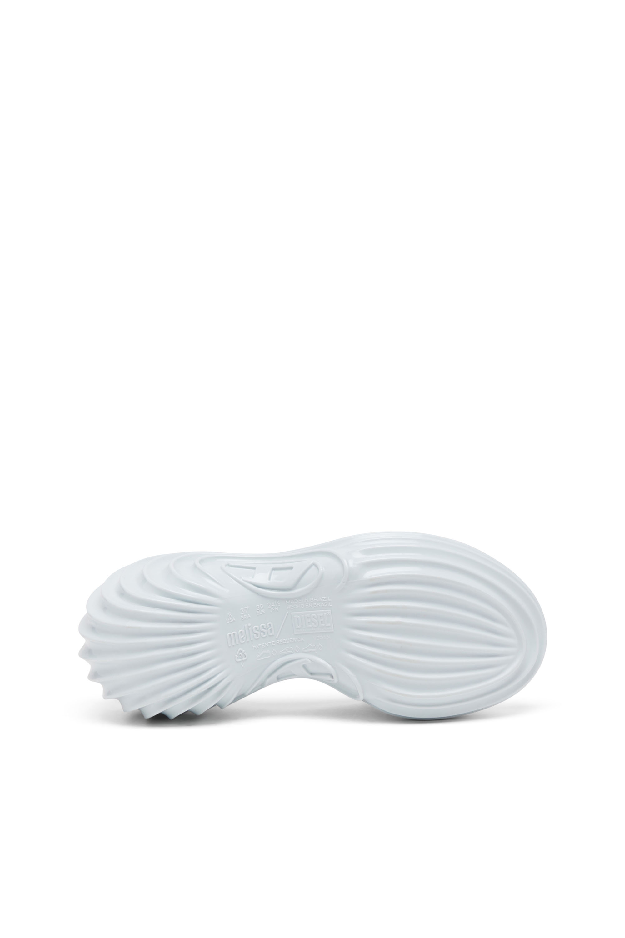 MELISSA QUANTUM PLATFORM, Light Blue Diesel - MELISSA QUANTUM PLATFORM, Woman's Platform mule in Melflex® in Light Blue - 5