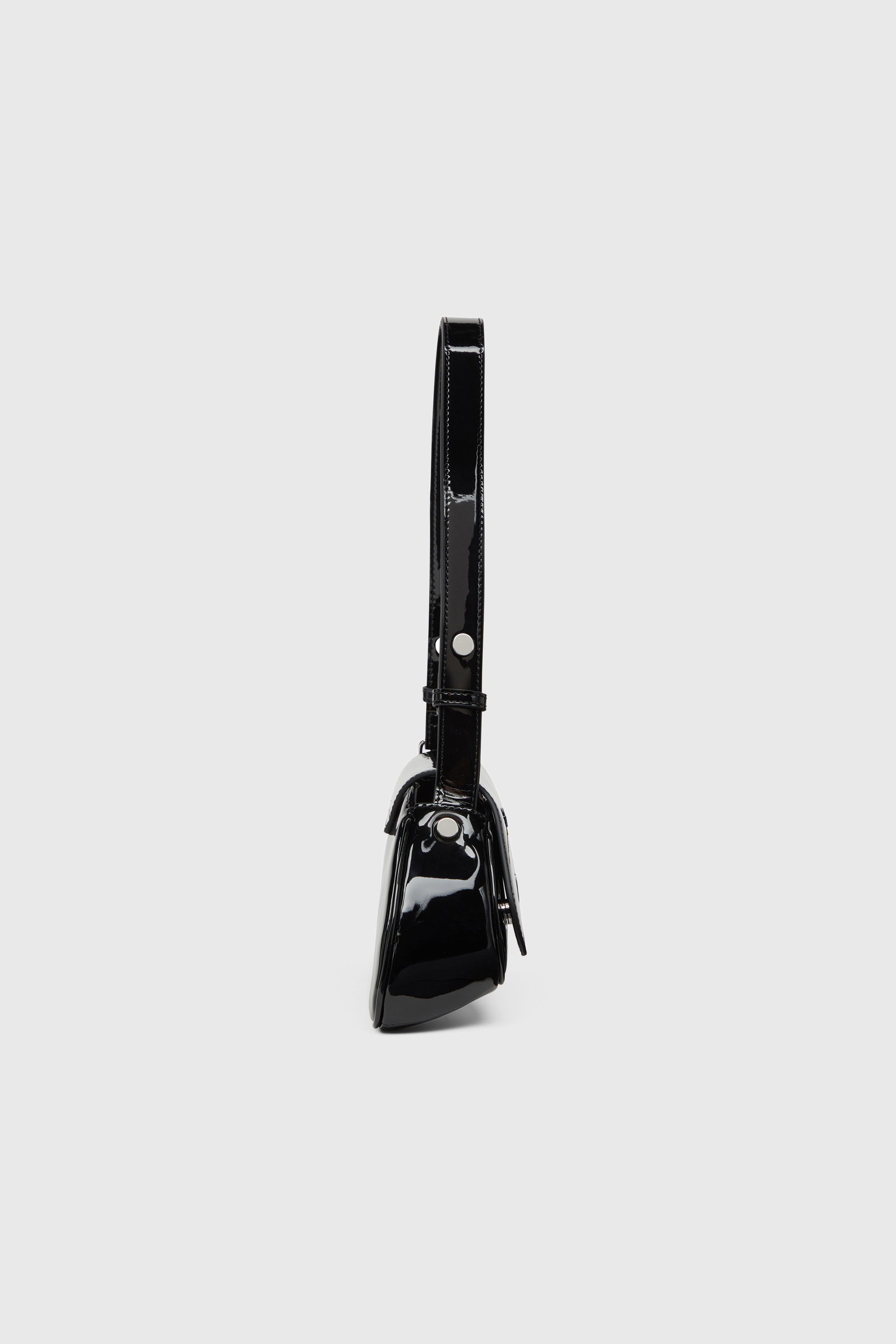 Diesel - PLAY CROSSBODY, Woman's Play-Glossy crossbody bag in Black - 4