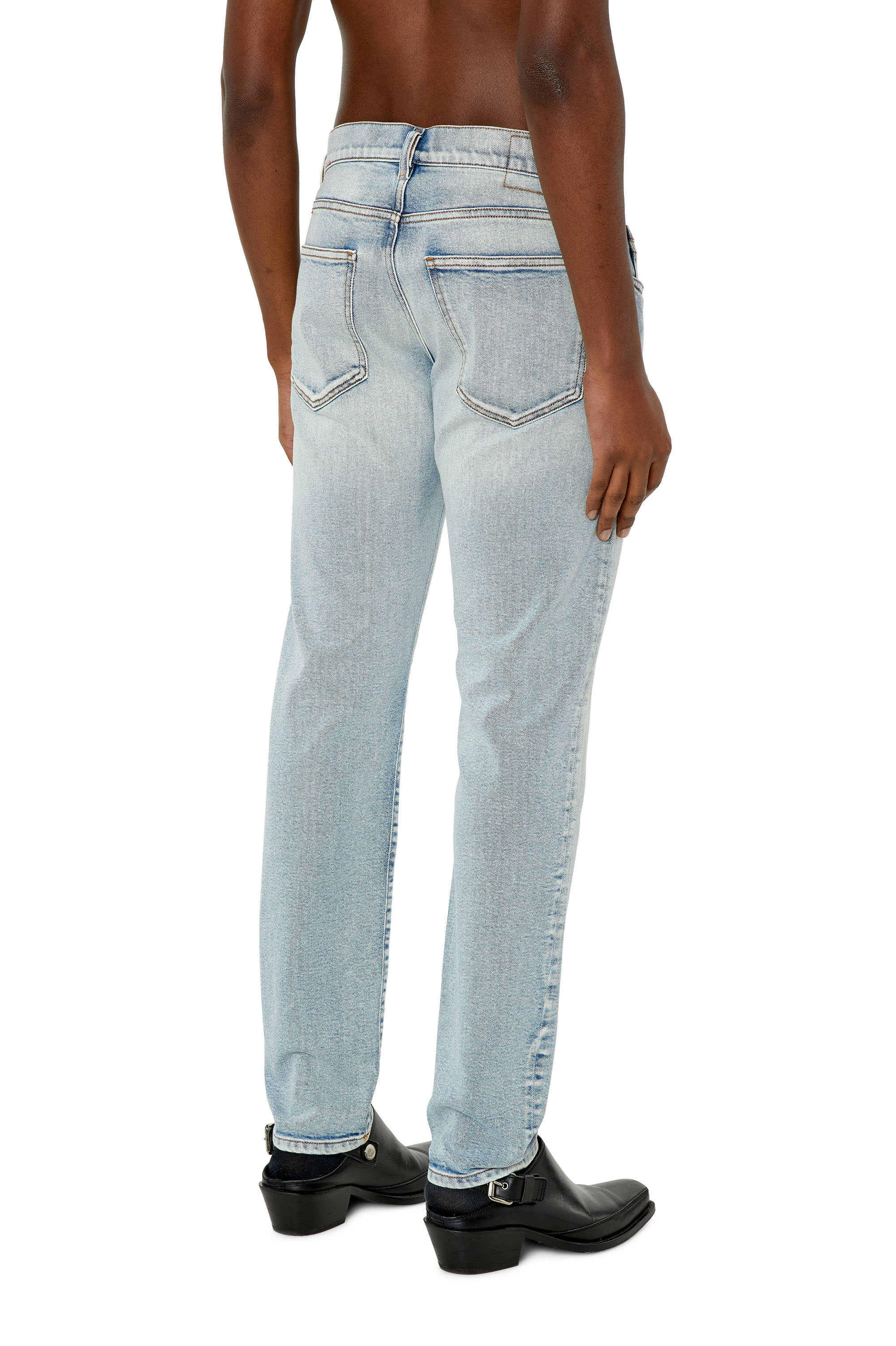 Diesel - Slim Jeans 2019 D-Strukt 9C08L, Light Blue - Image 2