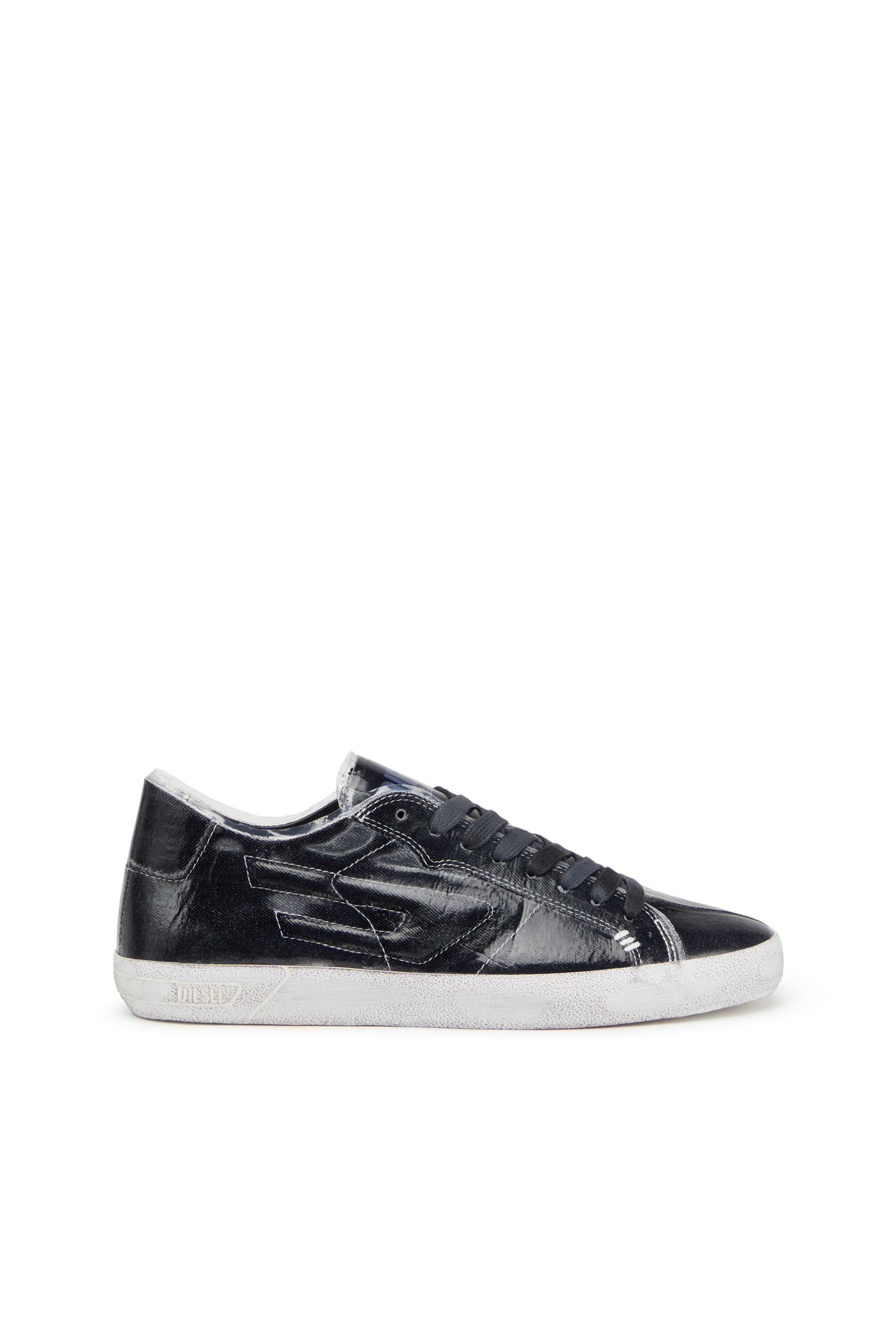 Diesel - S-LEROJI LOW, Man's S-Leroji Low - Canvas sneakers with TPU overlay in Black - 1