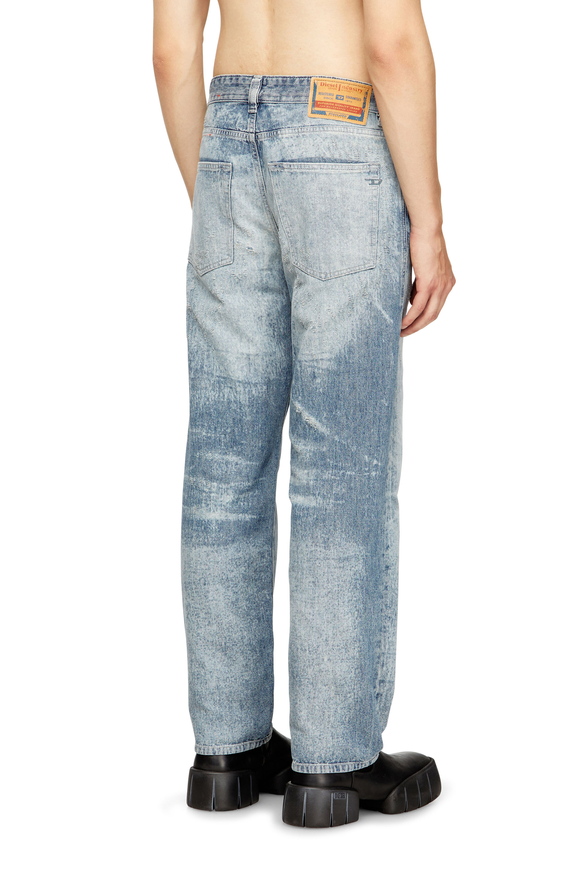 Regular Jeans 2024 D-Macs 068TY, Light Blue Diesel - Man's Regular Jeans 2024 D-Macs 068TY, Light Blue - 4