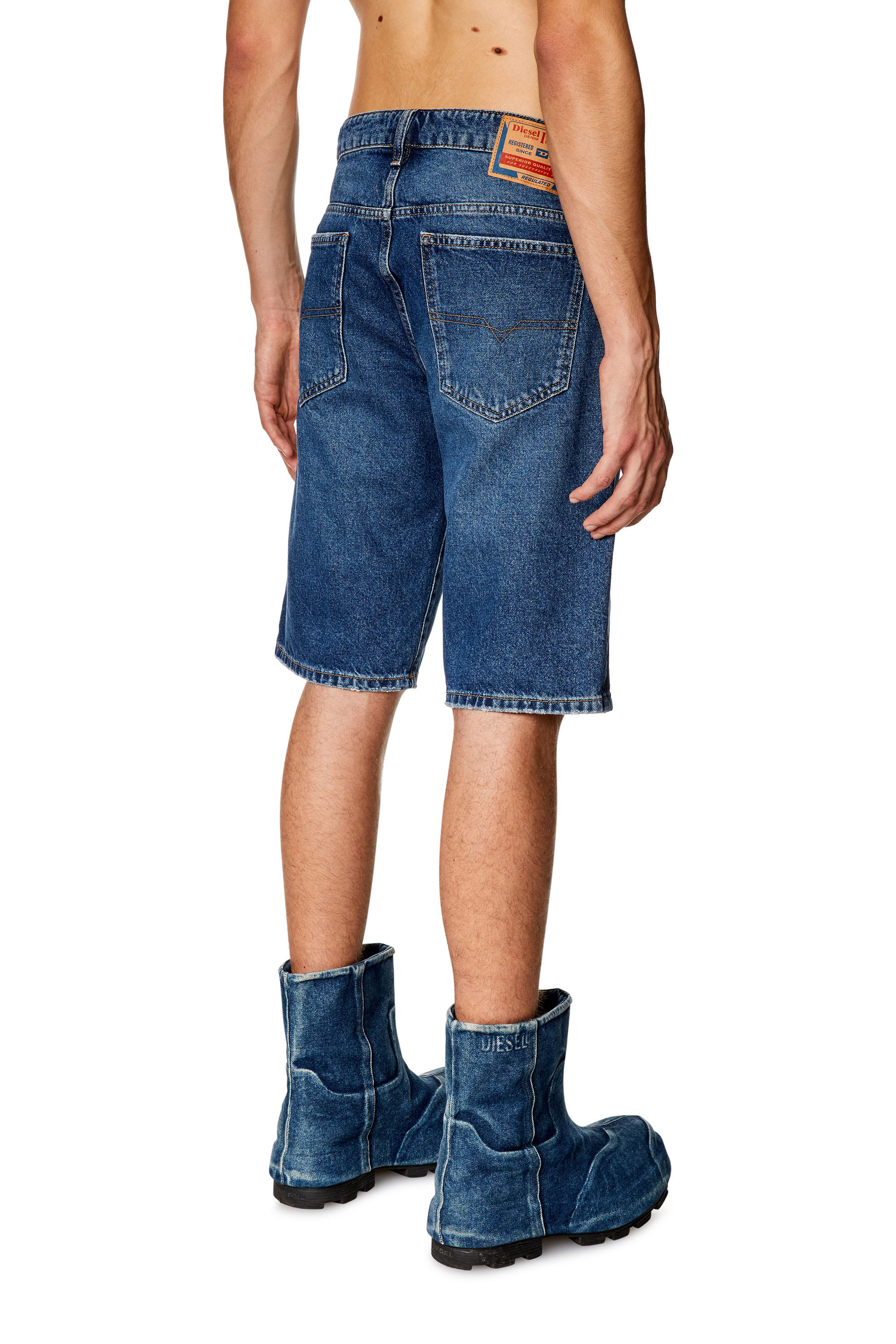 Diesel - SLIM-SHORT, Medium blue - Image 3