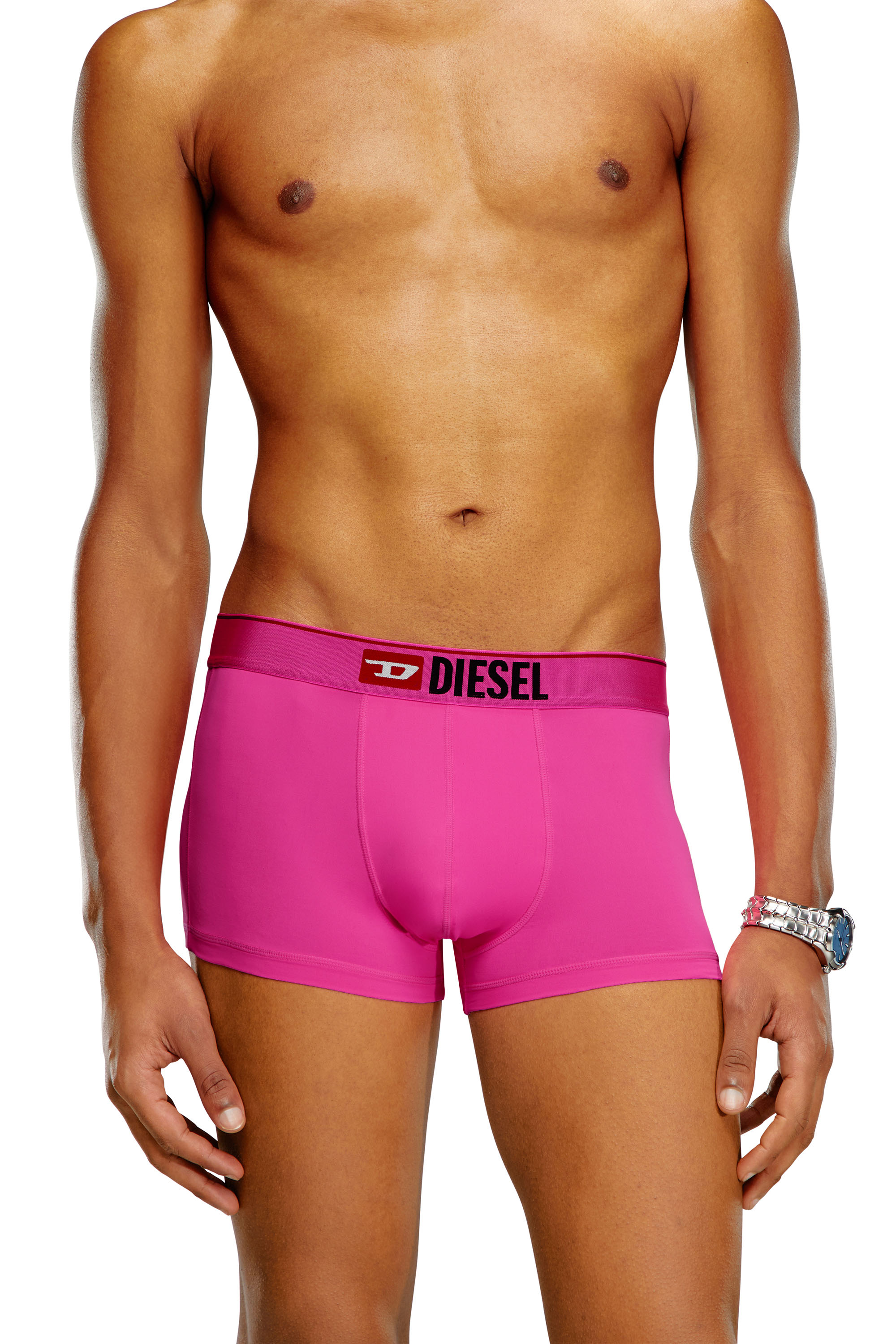 Diesel - UMBX-DAMIEN-CUT, Man Microfibre boxer briefs in Pink - Image 2