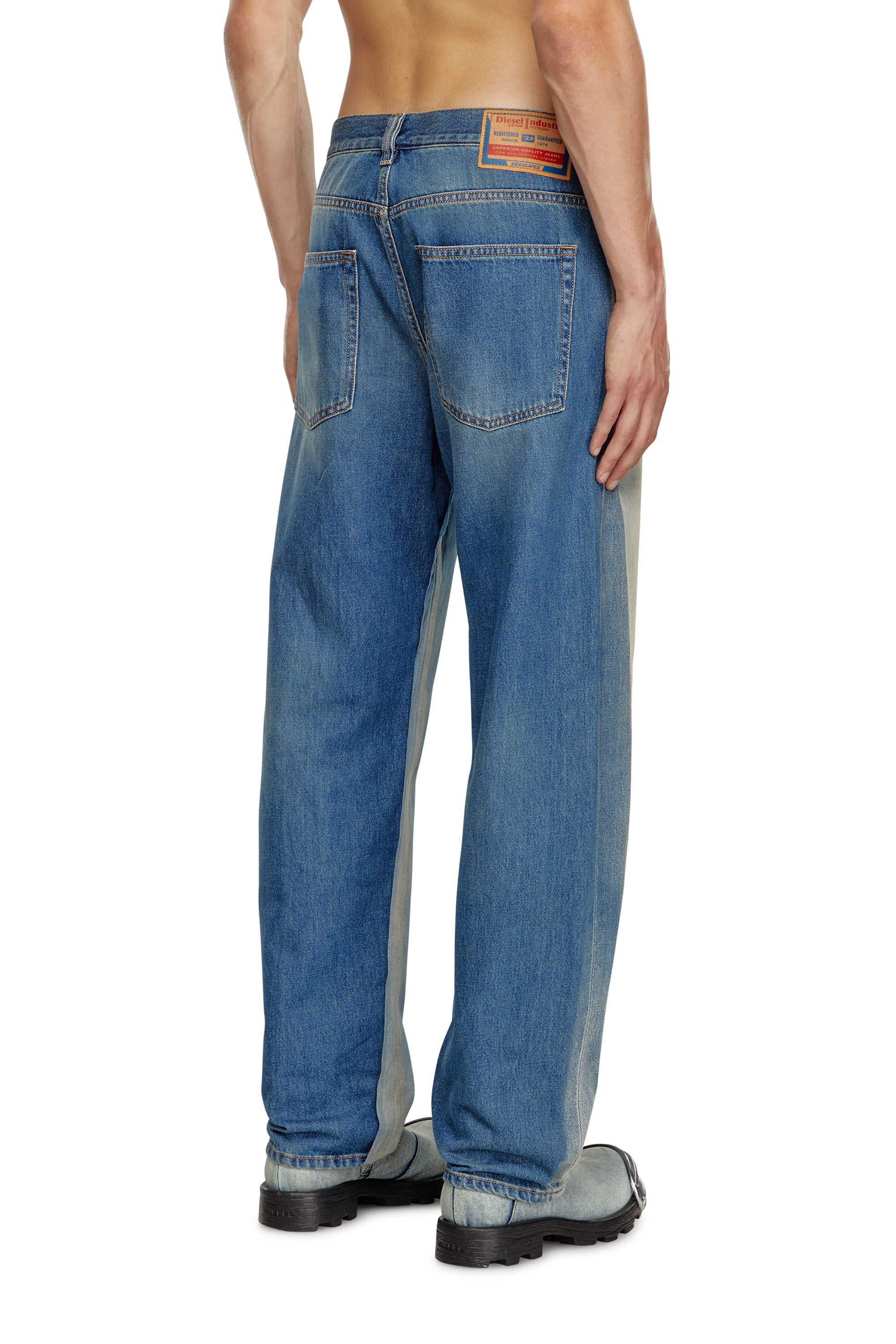 Diesel - Man Straight Jeans 2010 D-Macs 09K22, Medium blue - Image 4