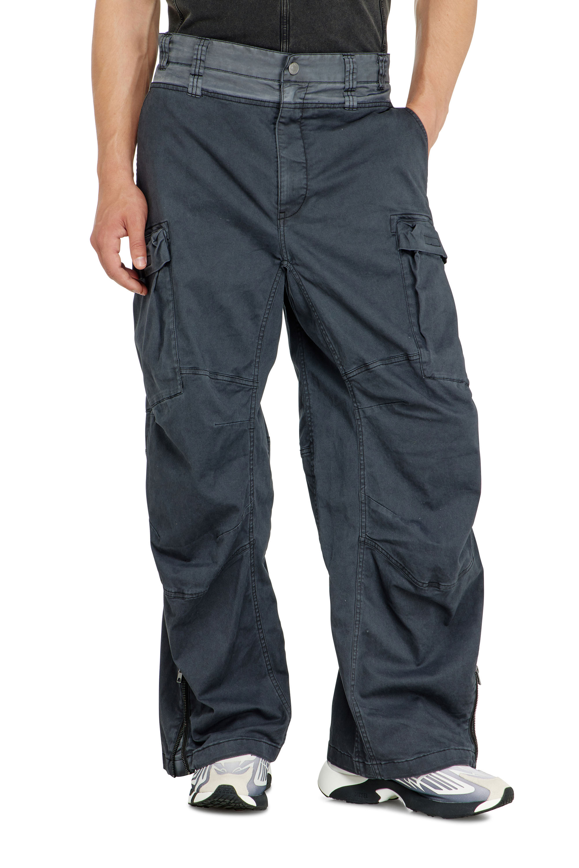 Diesel - P-DELLS, Man's Cargo pants in cotton and nylon in null - 2